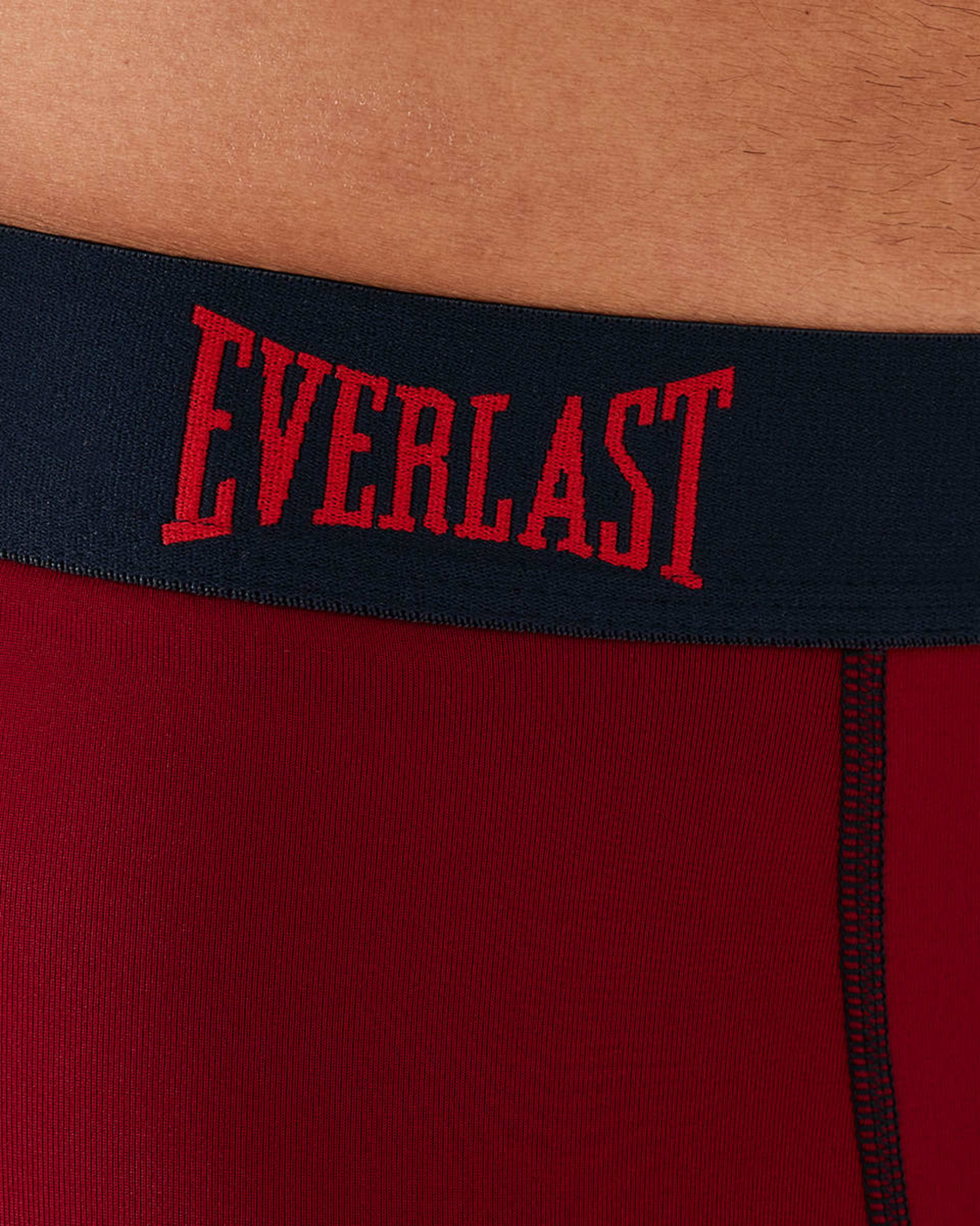4 Everlast Mens Long Leg Performance Trunks Everlast Vertical Red, 4 of 8