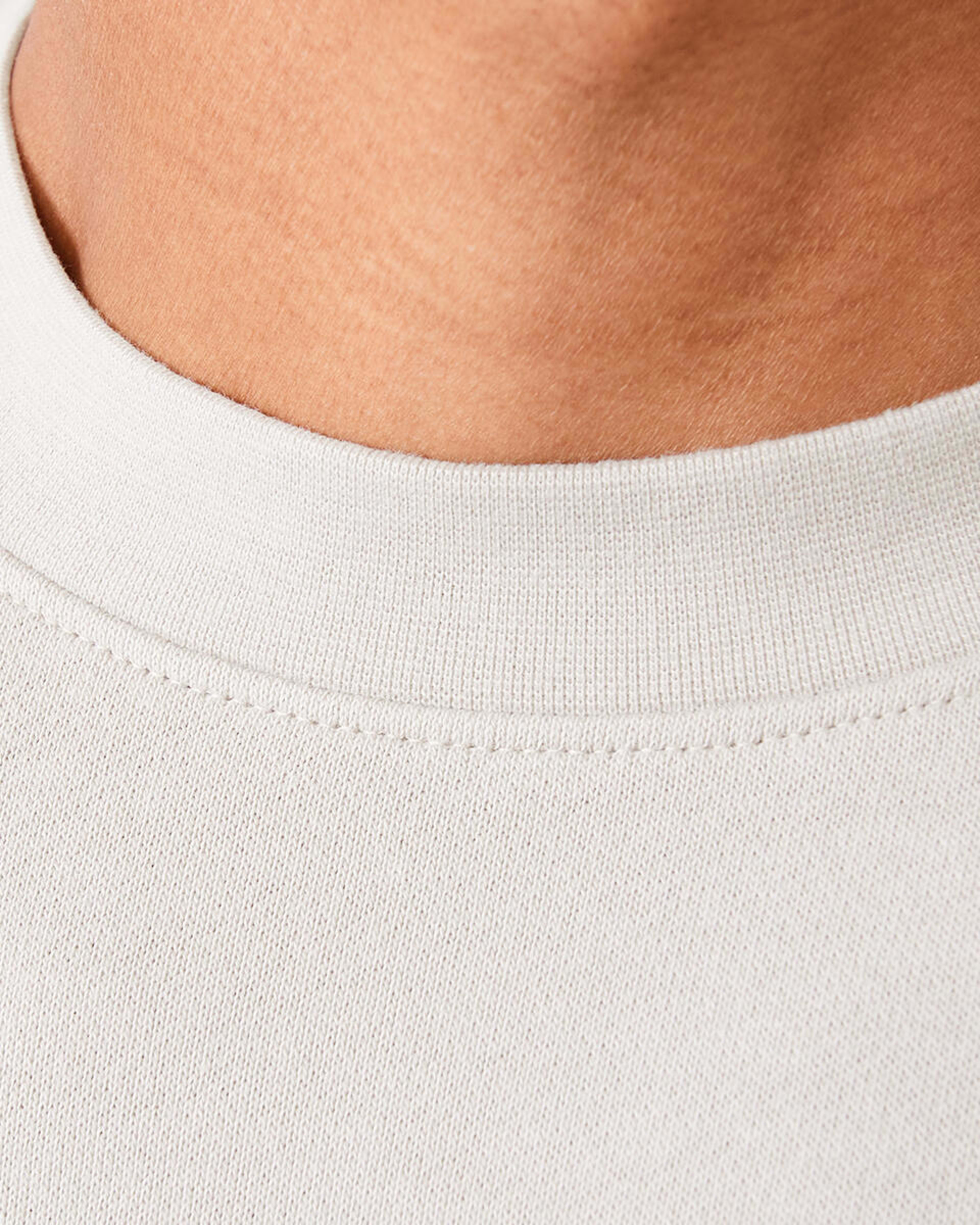 5 Active Men Terry Crew Neck Top Sil Beige, 5 of 7