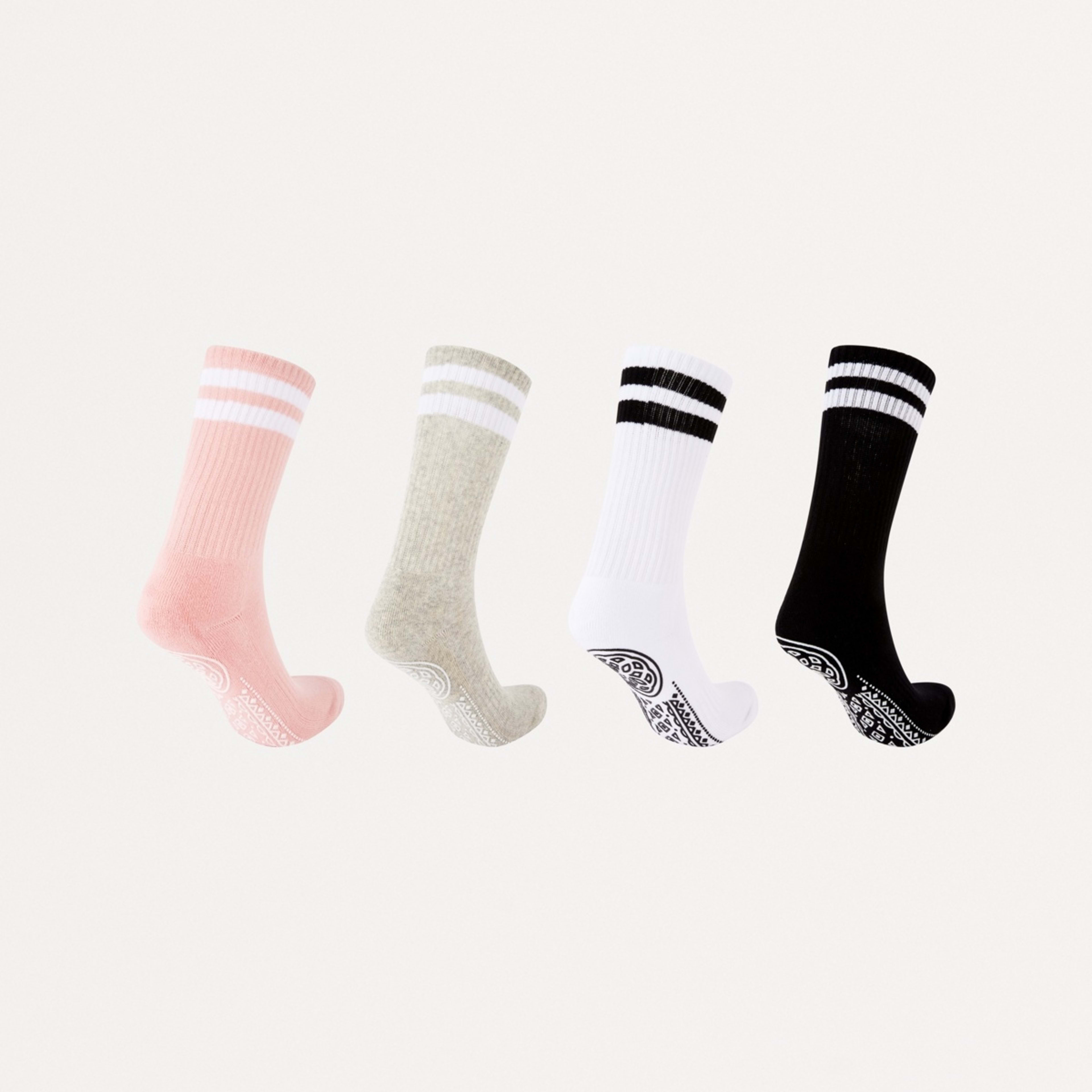 2 2 Pack Yoga Crew Socks - Assorted, 2 of 3