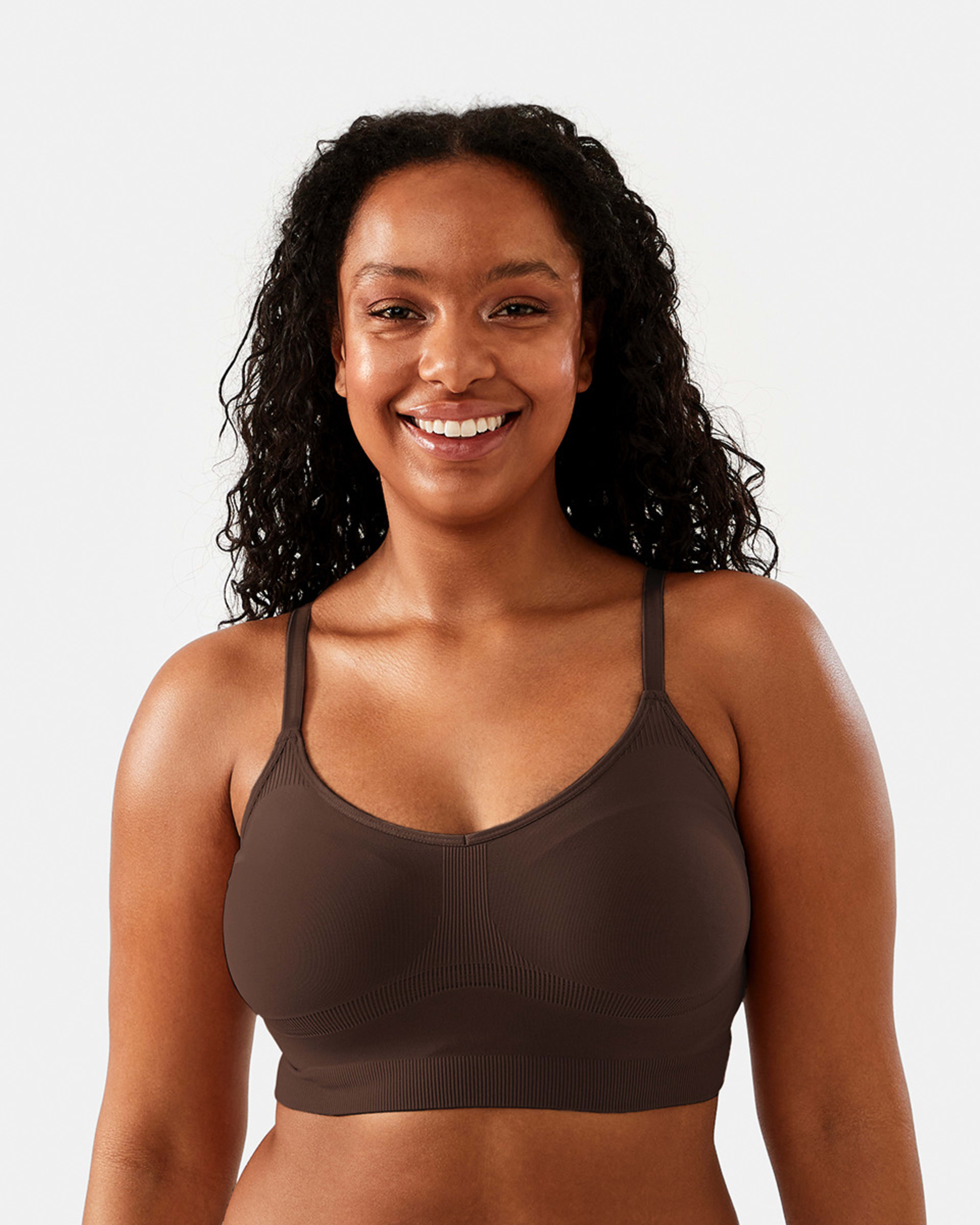 1 Seamfree Sculpting Crop Top Fudge Brwn, 1 of 6