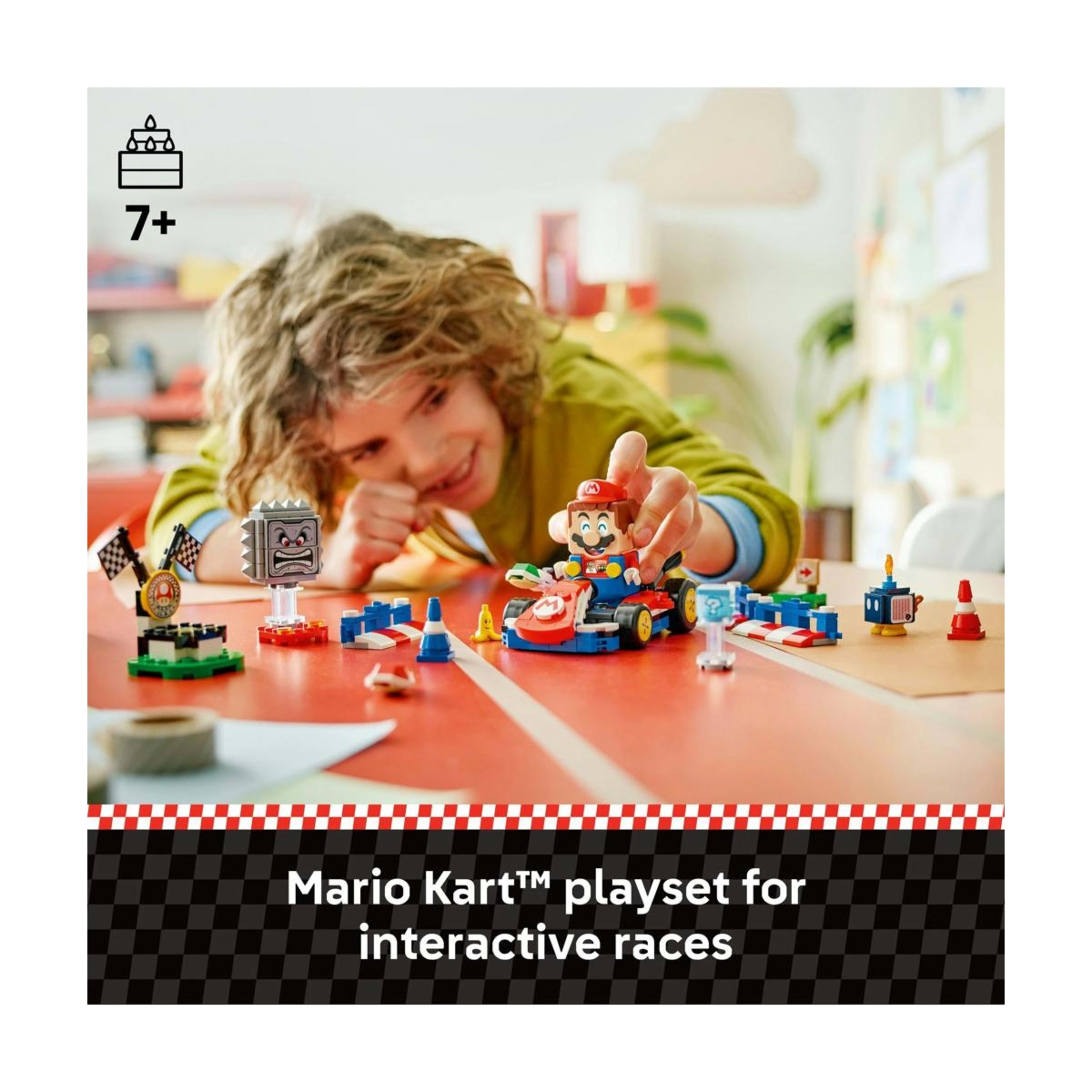 3 LEGO Super Mario: Mario Kart  Interactive LEGO Mario & Standard Kart 72043, 3 of 10