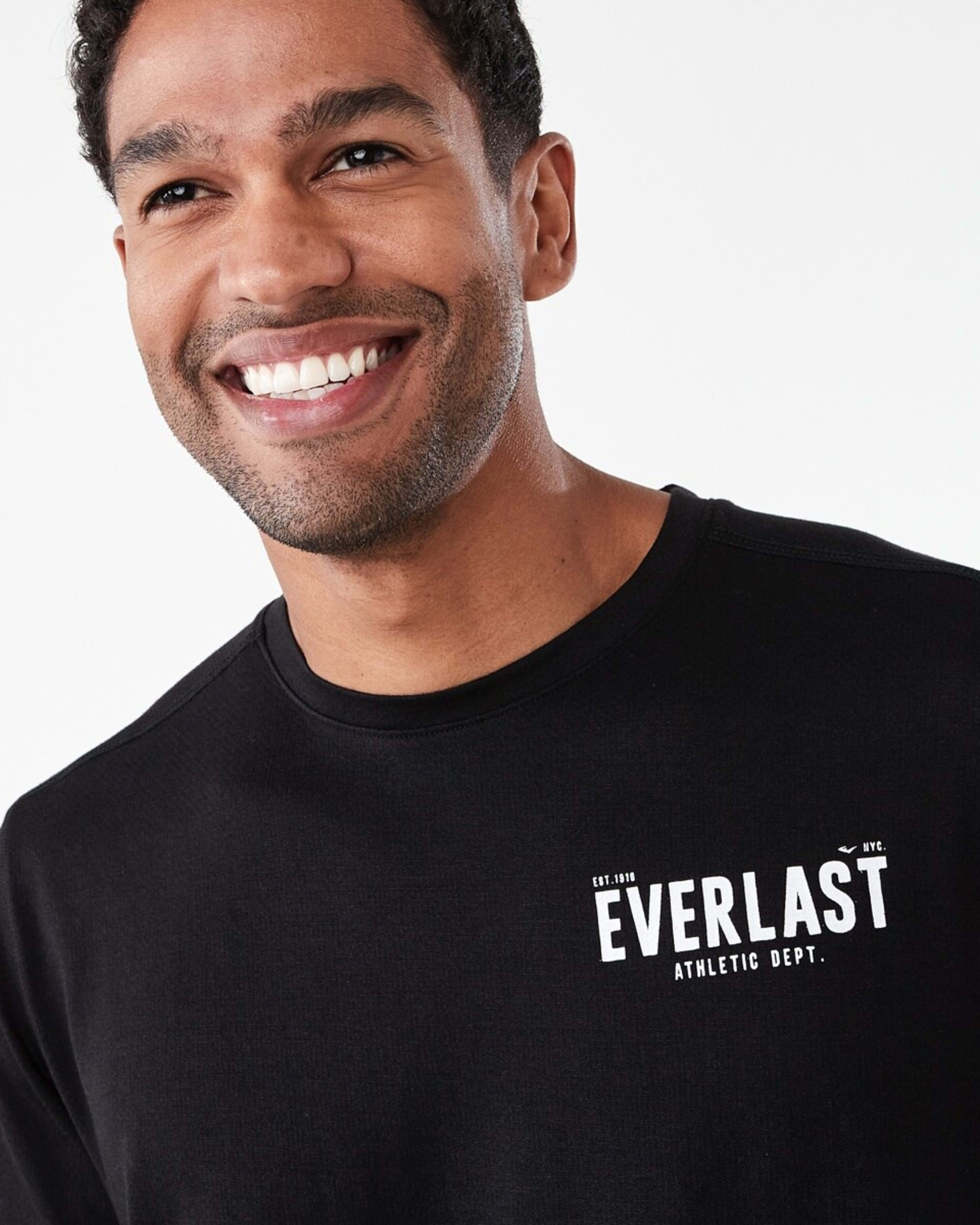 4 Everlast Mens Mesh T-shirt Black, 4 of 7