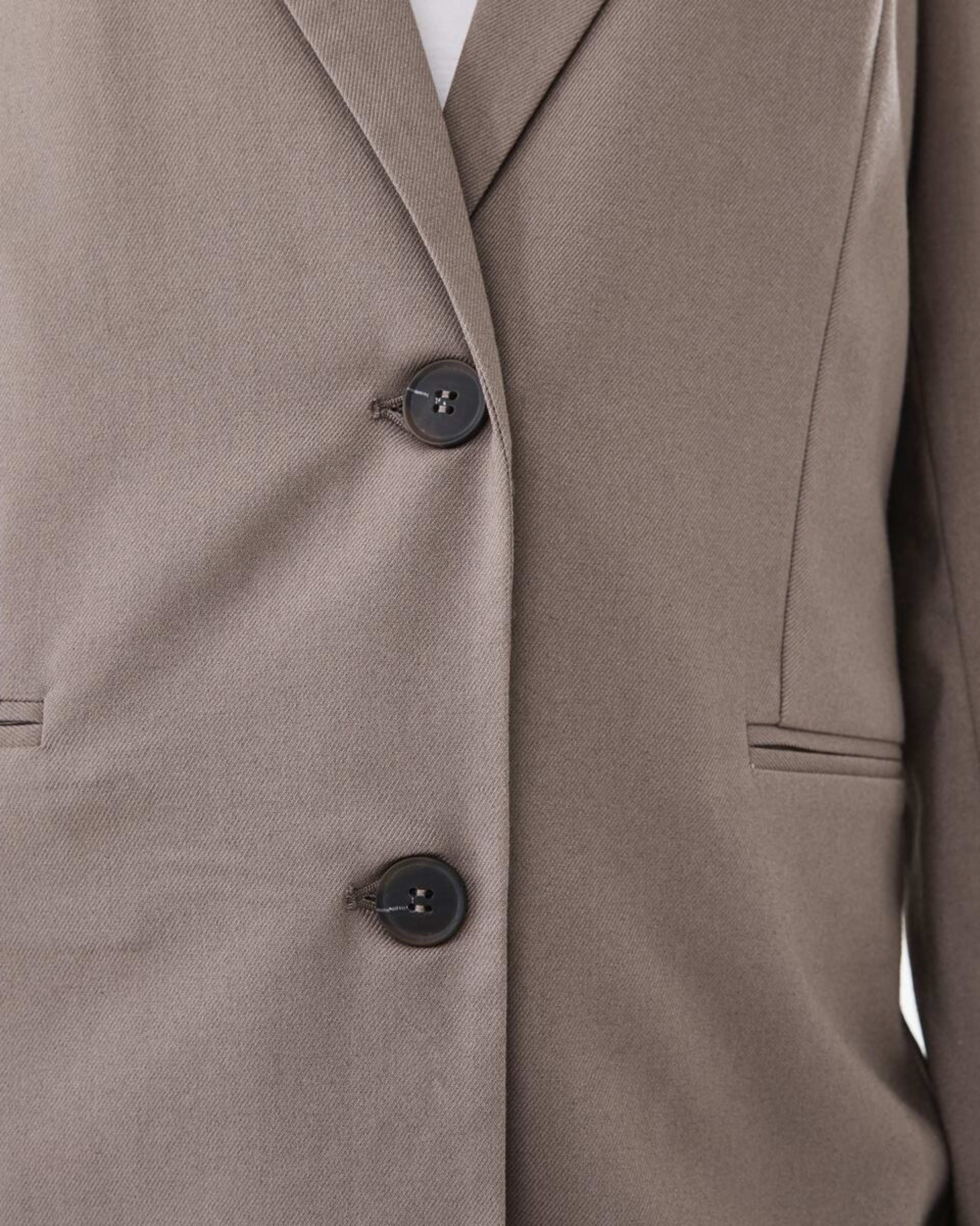 6 Relaxed Blazer Taupe Brn, 6 of 7