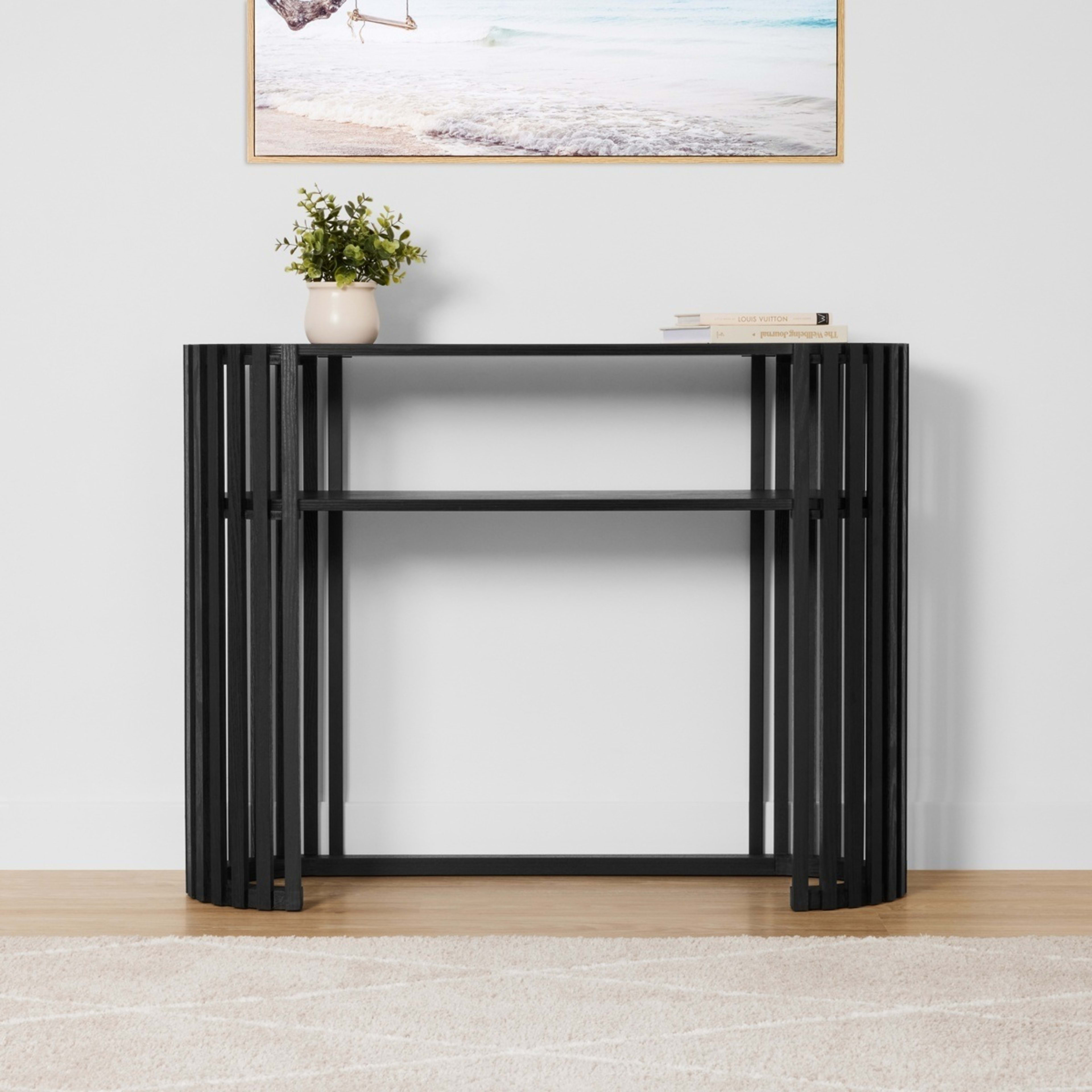 1 Nate Hall Table - Black