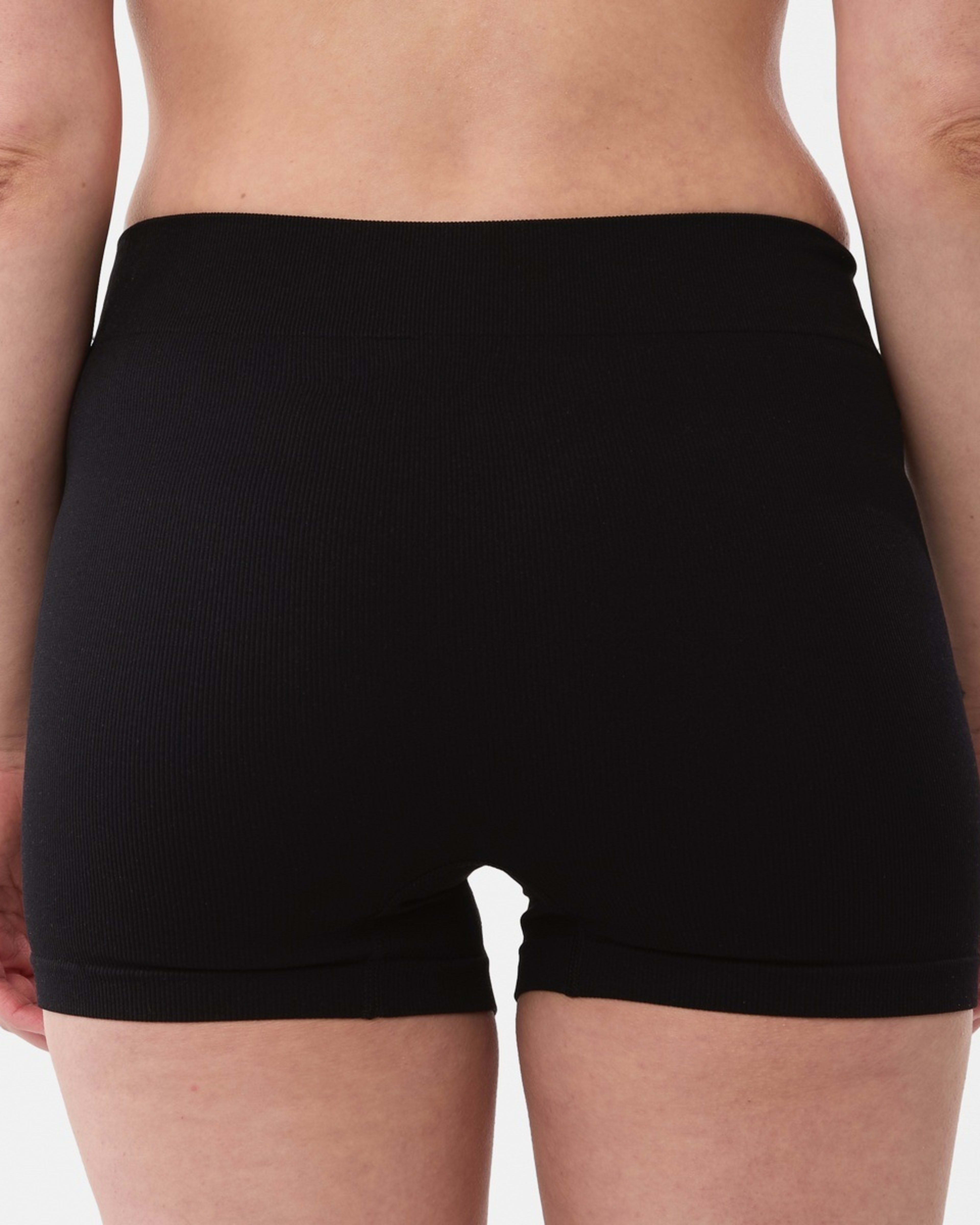 6 3 Pack Rib Shorties BLACK, GREY MARLE, BLACK, 6 of 7