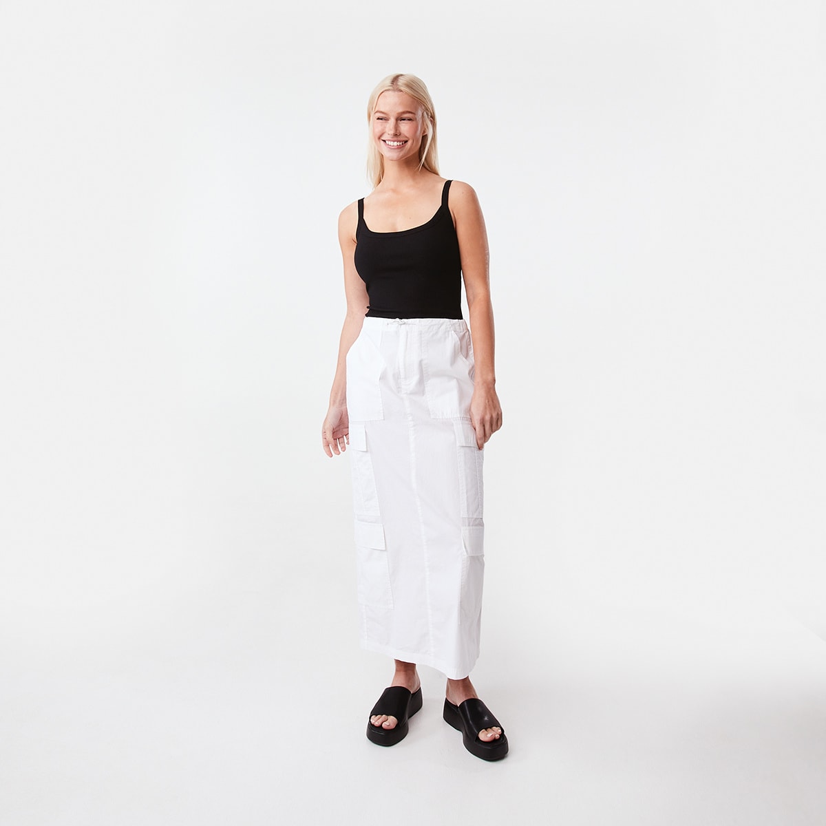 Parachute Midi Skirt Kmart