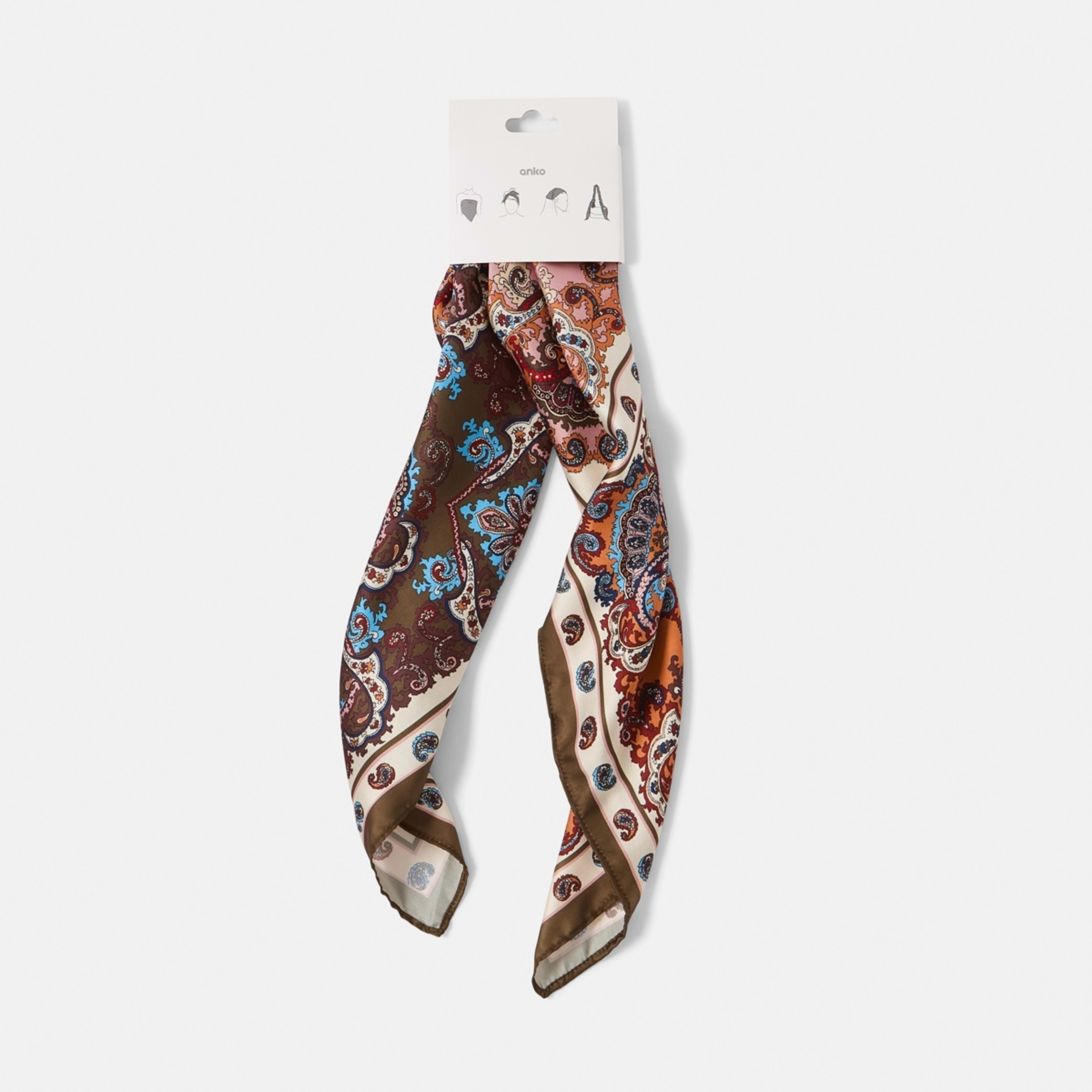 5 Paisley Tile Hair Scarf, 5 of 5
