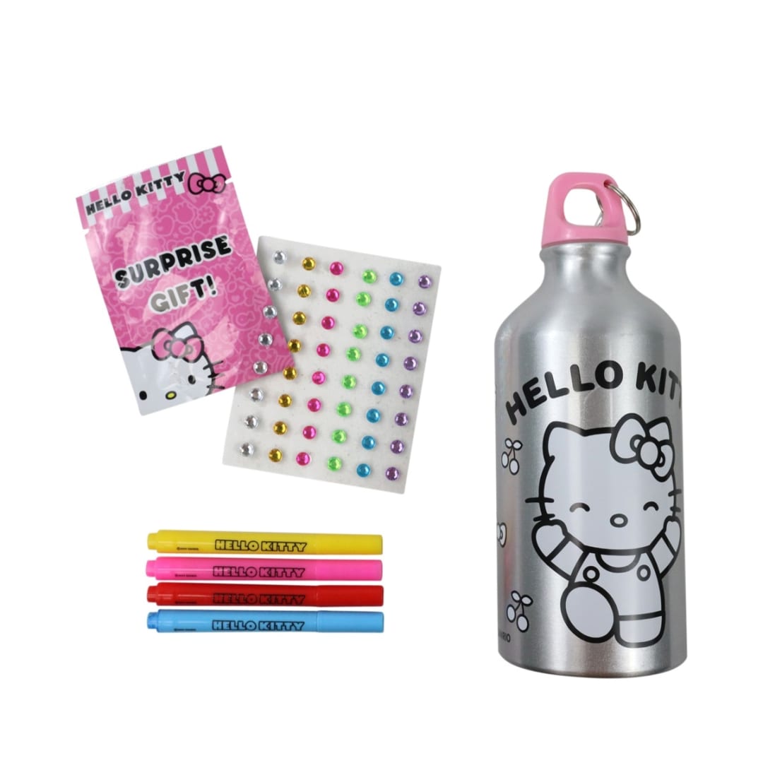 Hello Kitty Colour Your Own Water Bottle Craft Kit - Kmart
