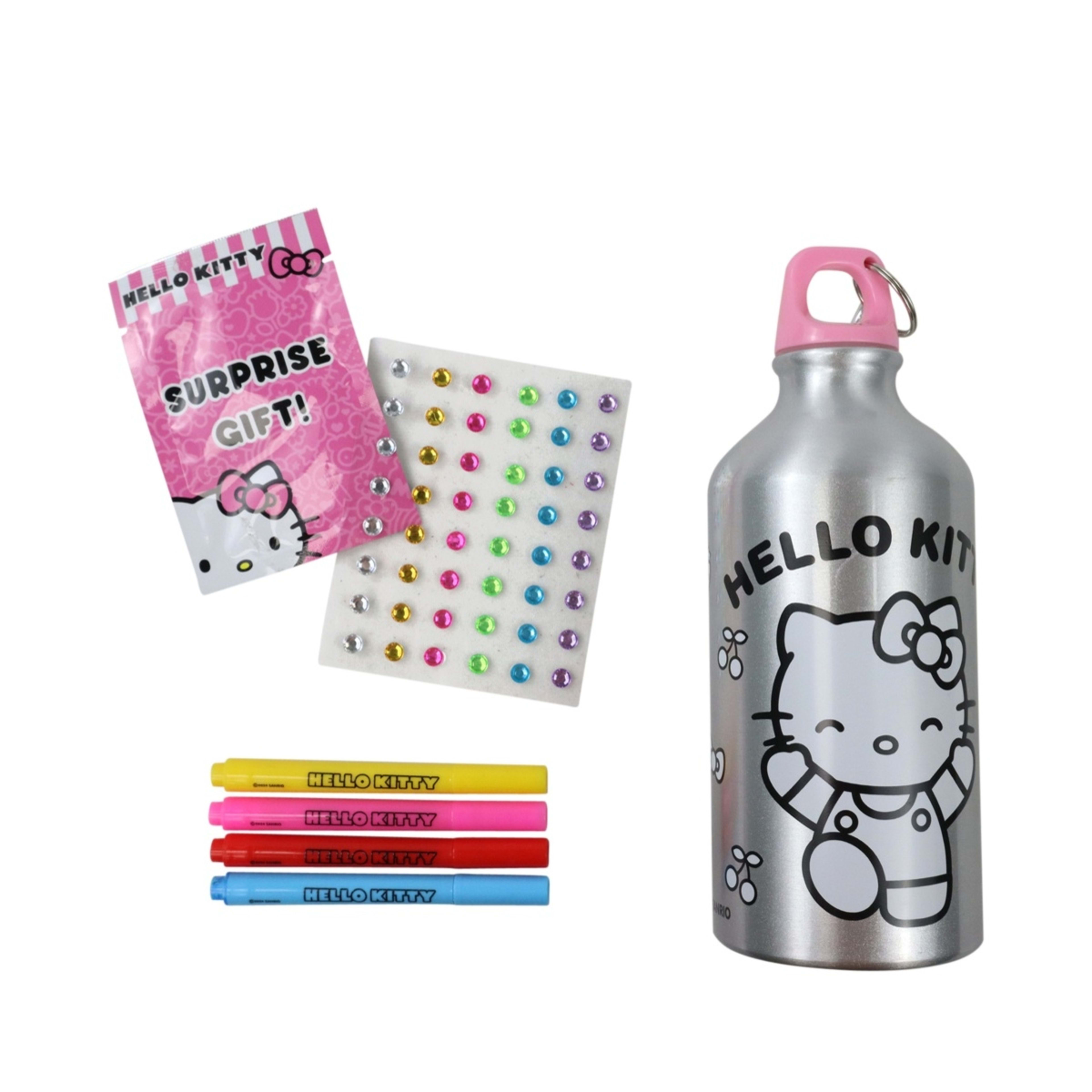 2 Hello Kitty Colour Your Own Water Bottle Craft Kit, 2 of 3
