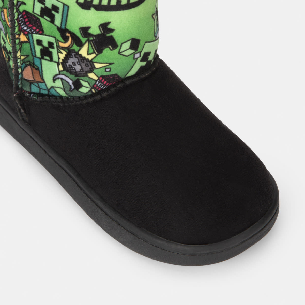 Junior Minecraft License Slipper Boots Kmart