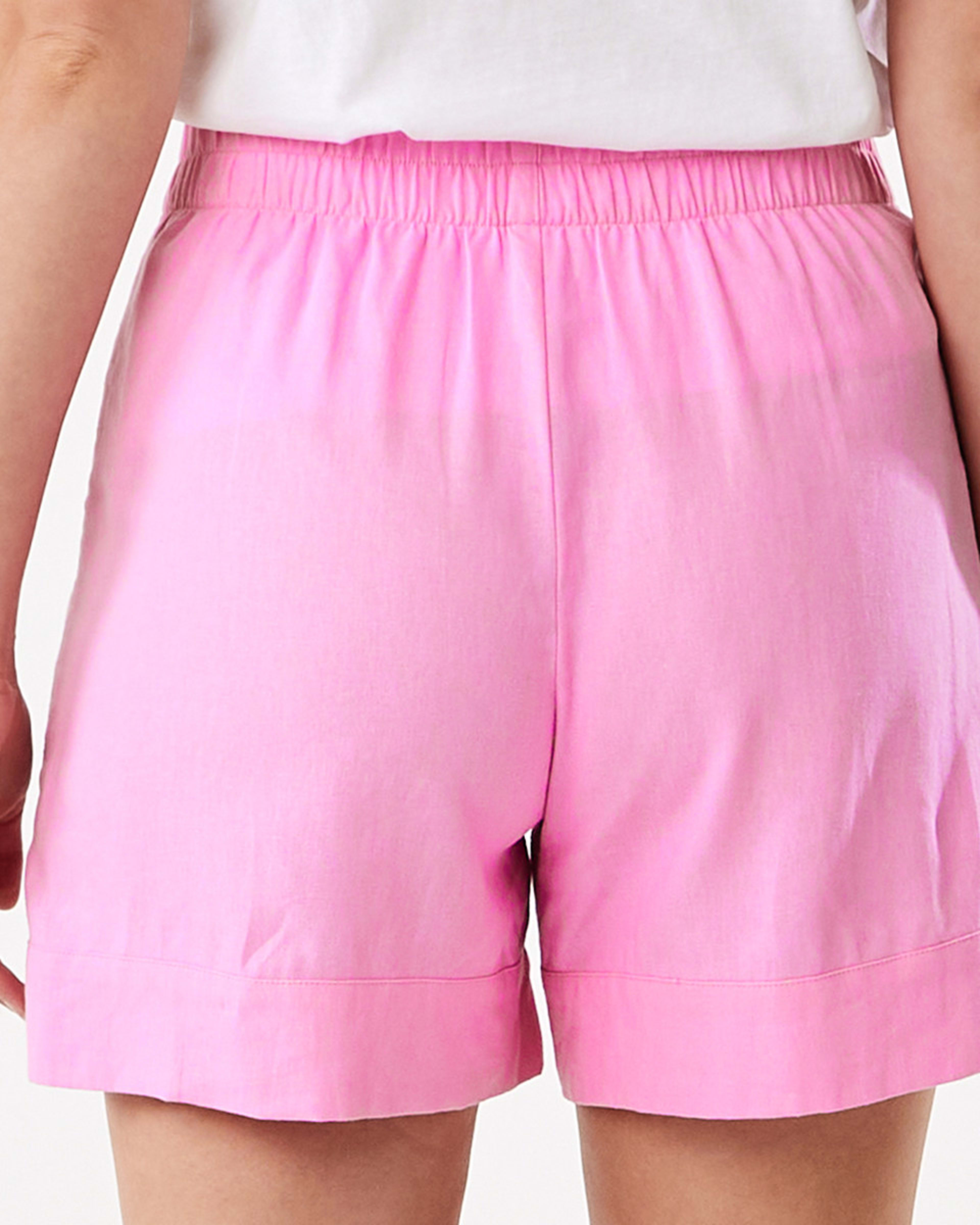 Smart Linen Blend Shorts - Kmart NZ
