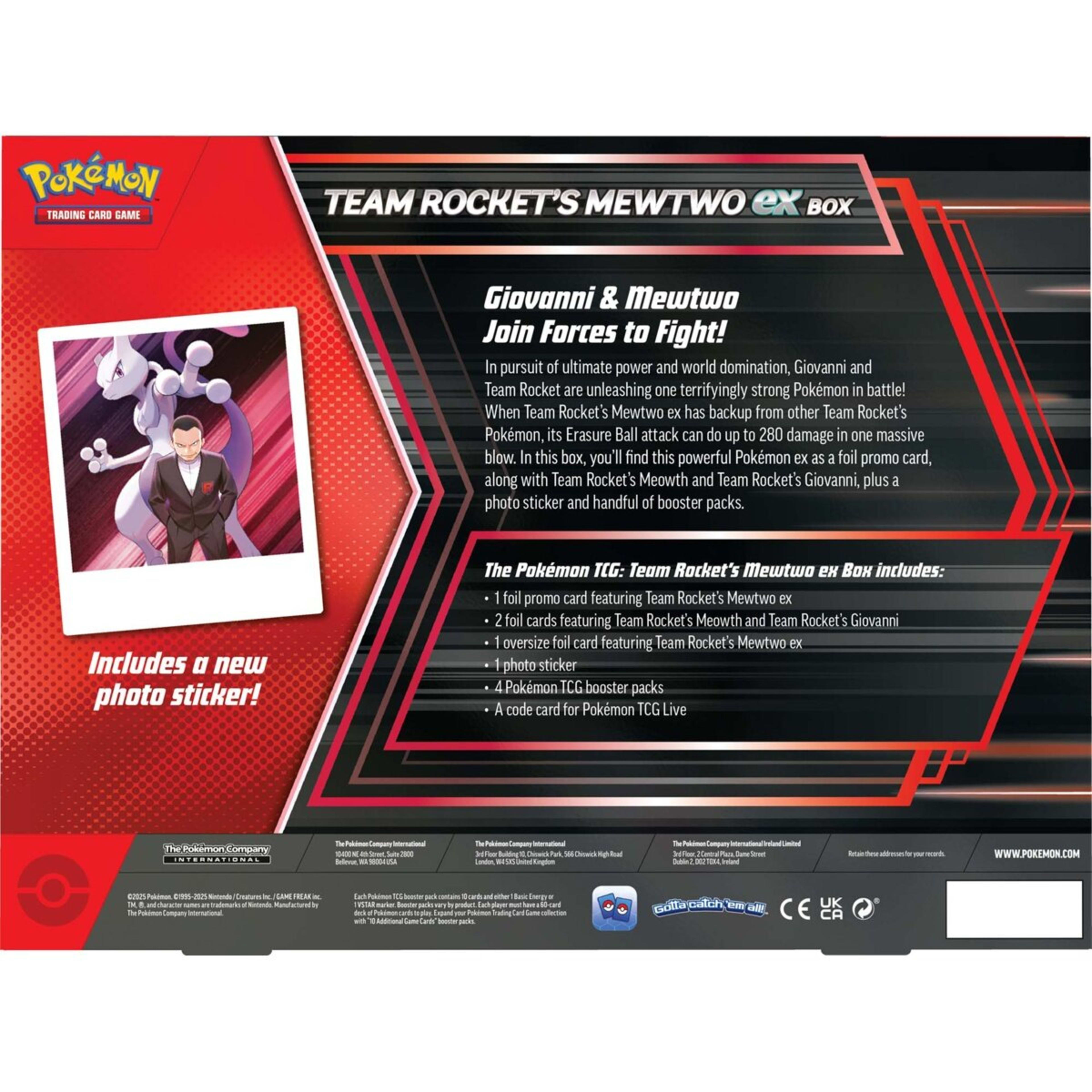 3 Pokemon Trading Card Game: Team Rocket's Mewto ex Box, 3 of 4
