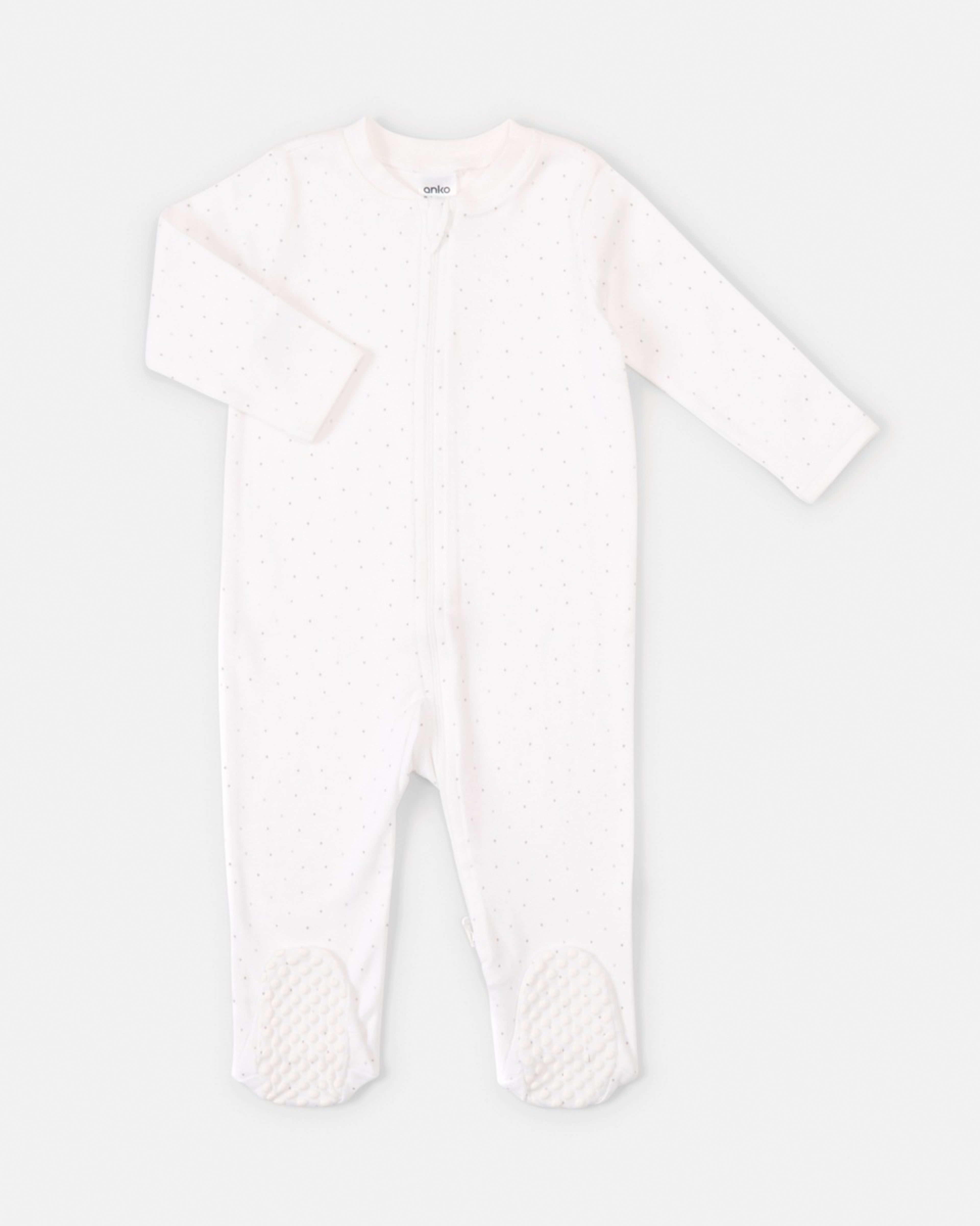5 3 Pack Coveralls Gry Dots, 5 of 10