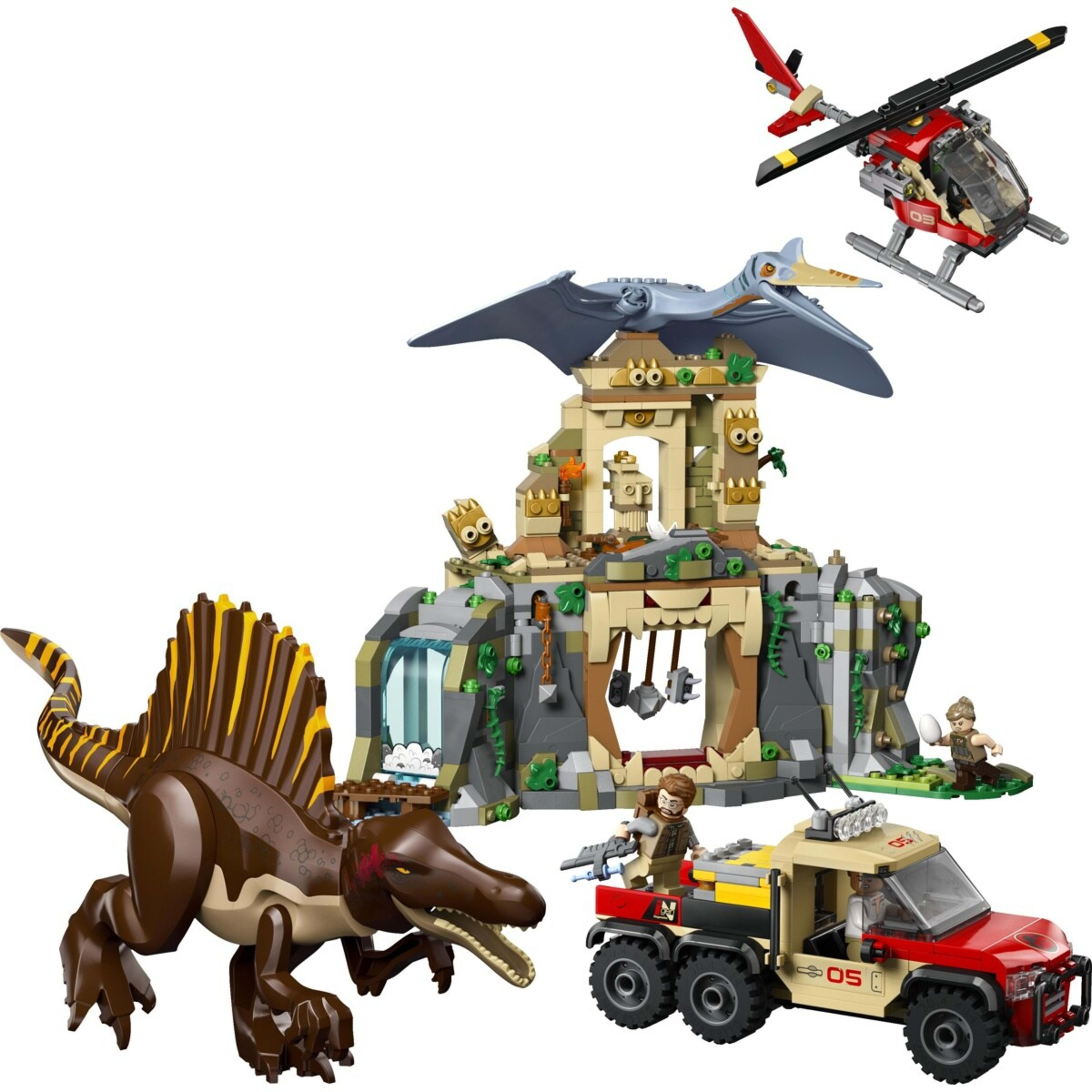 3 LEGO Jurassic World Spinosaurus & Quetzalcoatlus Air Mission 76976, 3 of 10