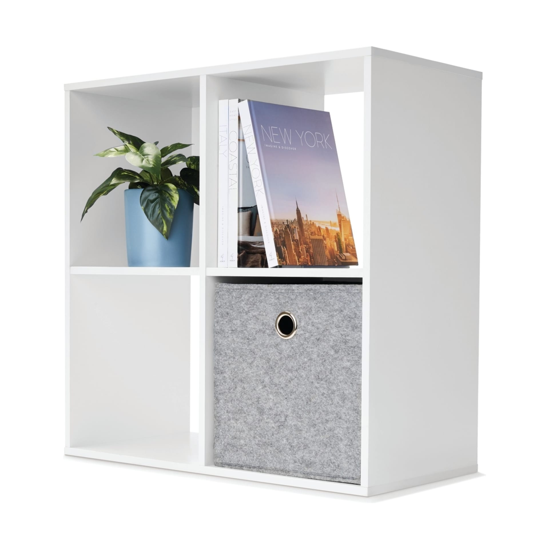 4 Cube Unit White Kmart
