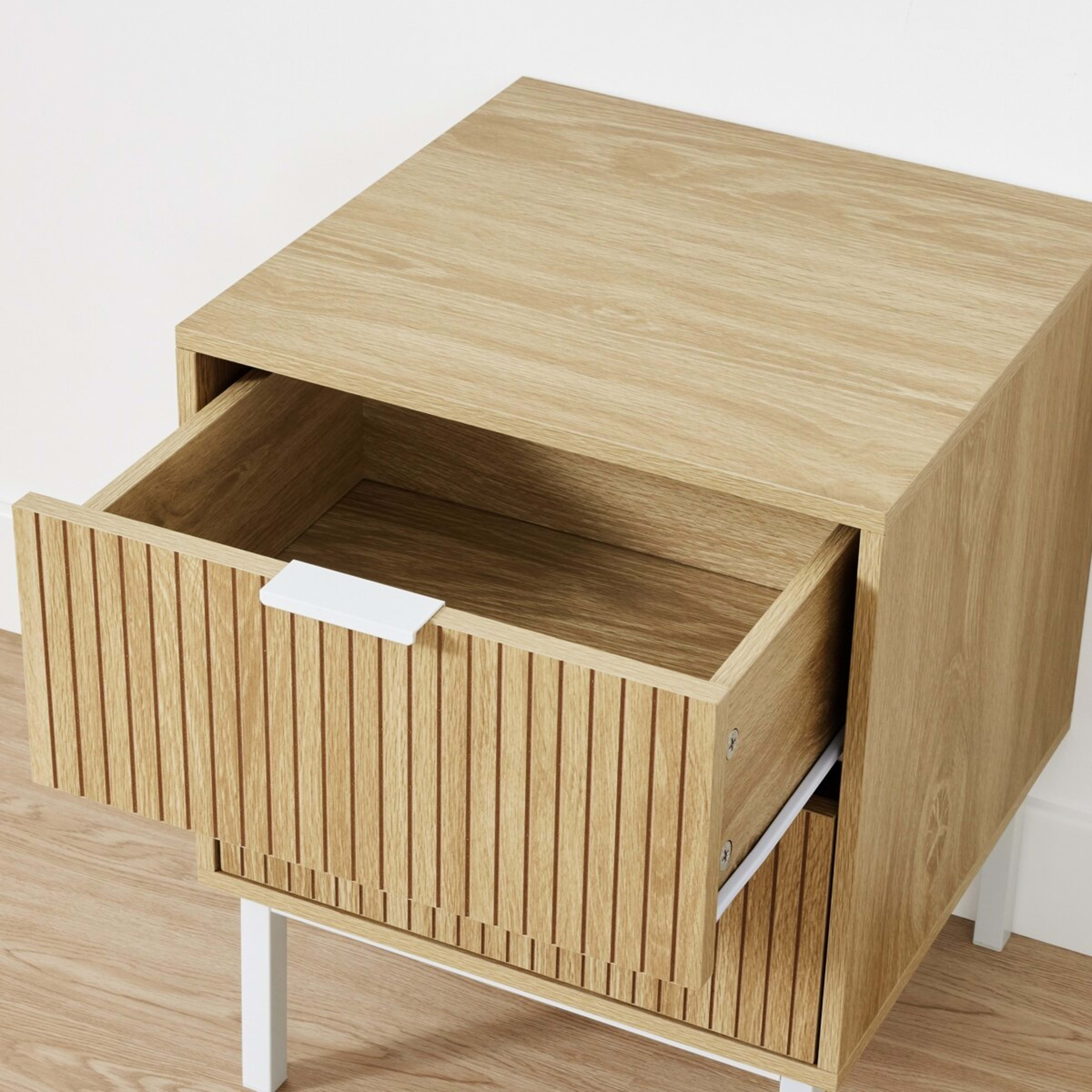 9 Isla 2 Drawer Bedside Table, 9 of 10