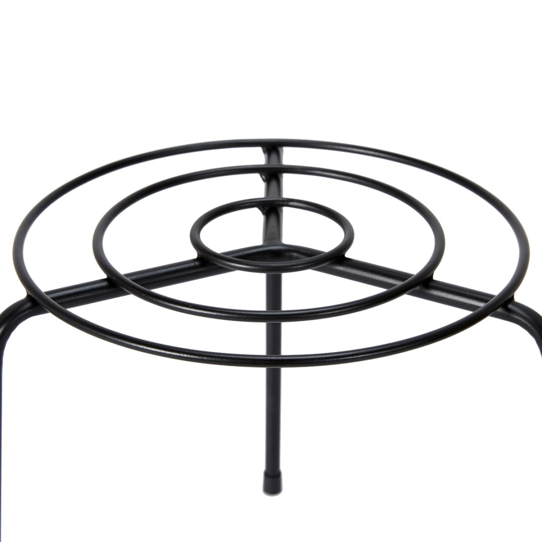 Circular Pot Stand Black Kmart