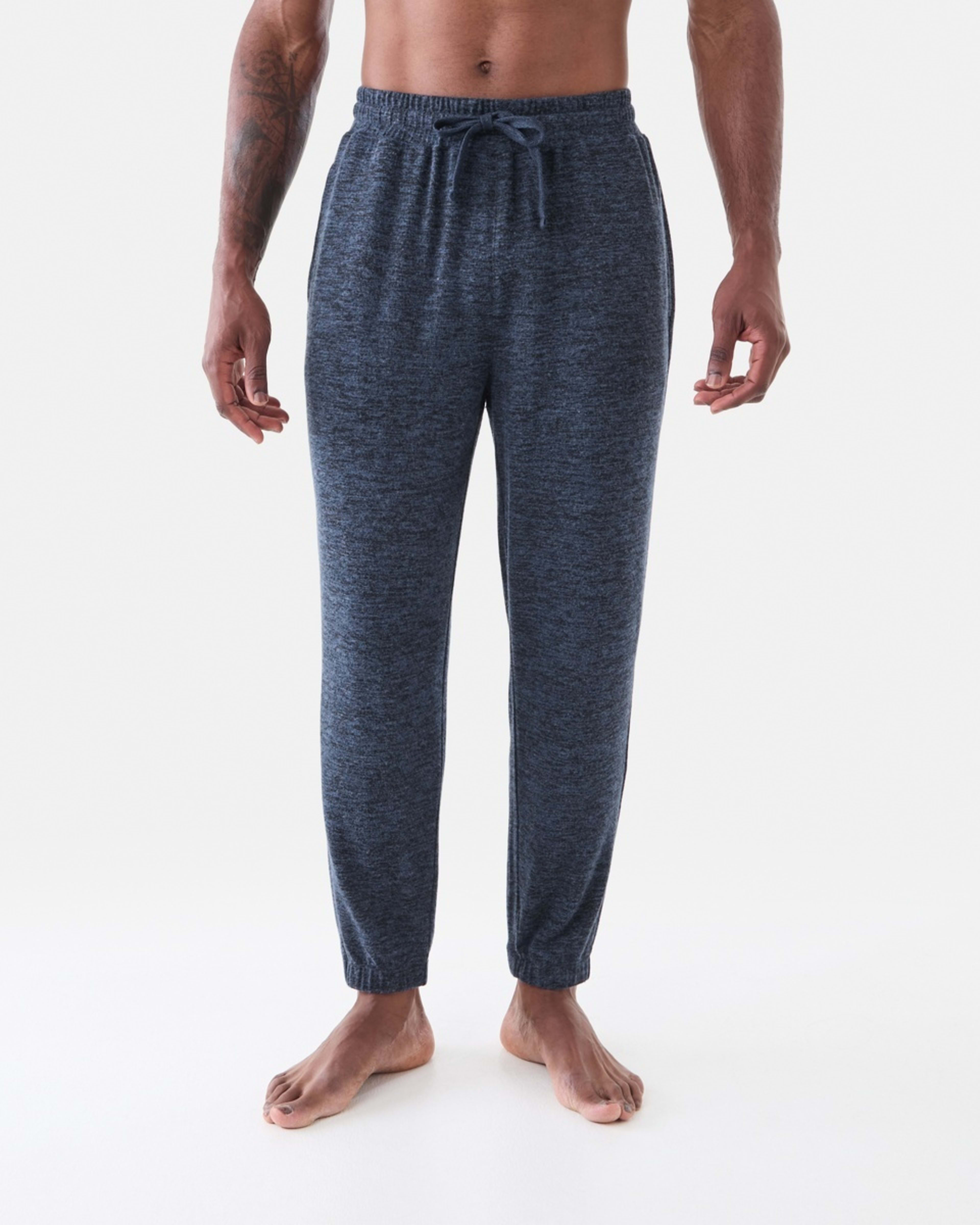 1 Brushed Slim Pants Navy Marle, 1 of 5