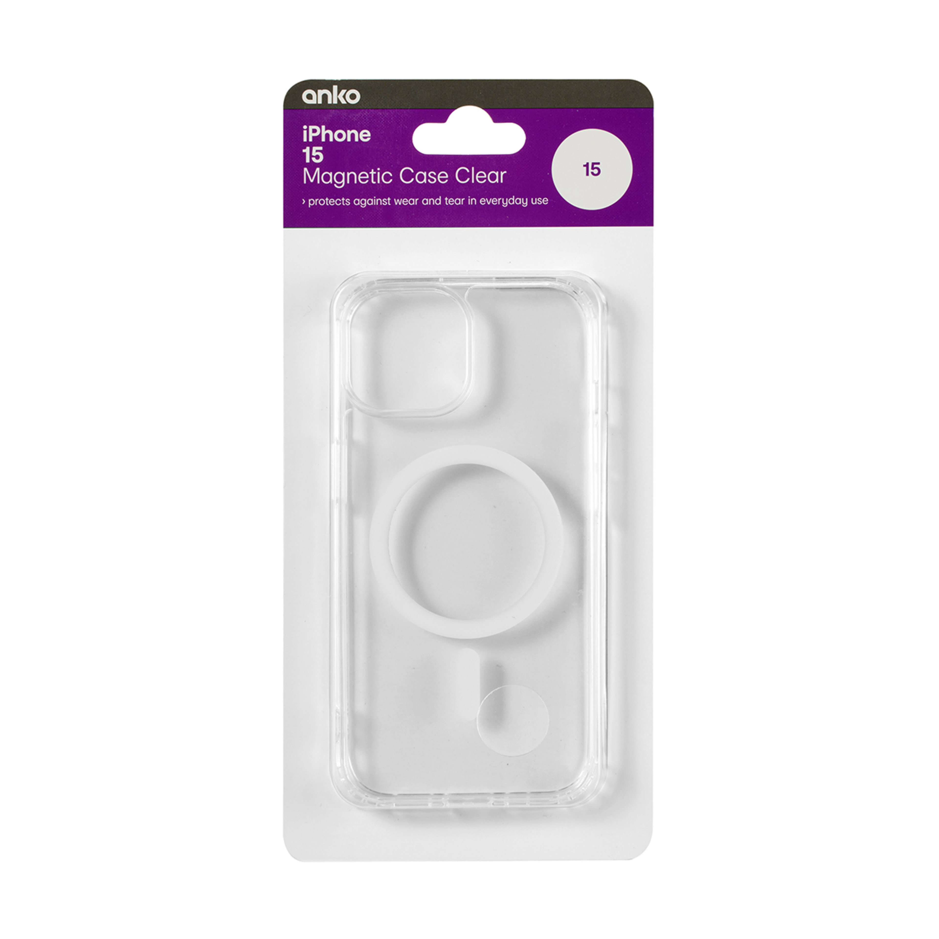 5 iPhone 15 MagSafe Case - Clear, 5 of 5