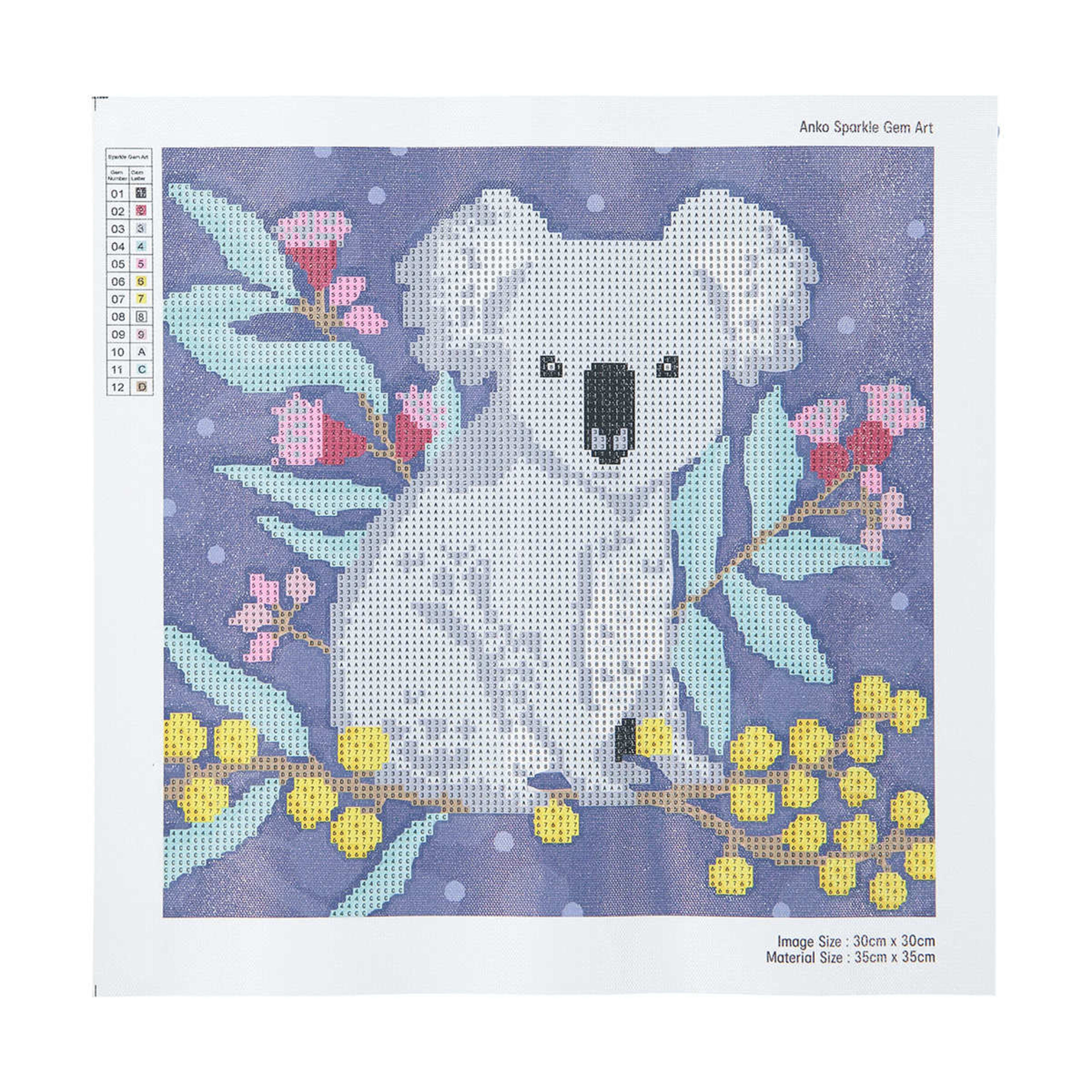 Sparkle Gem Art Koala Kmart