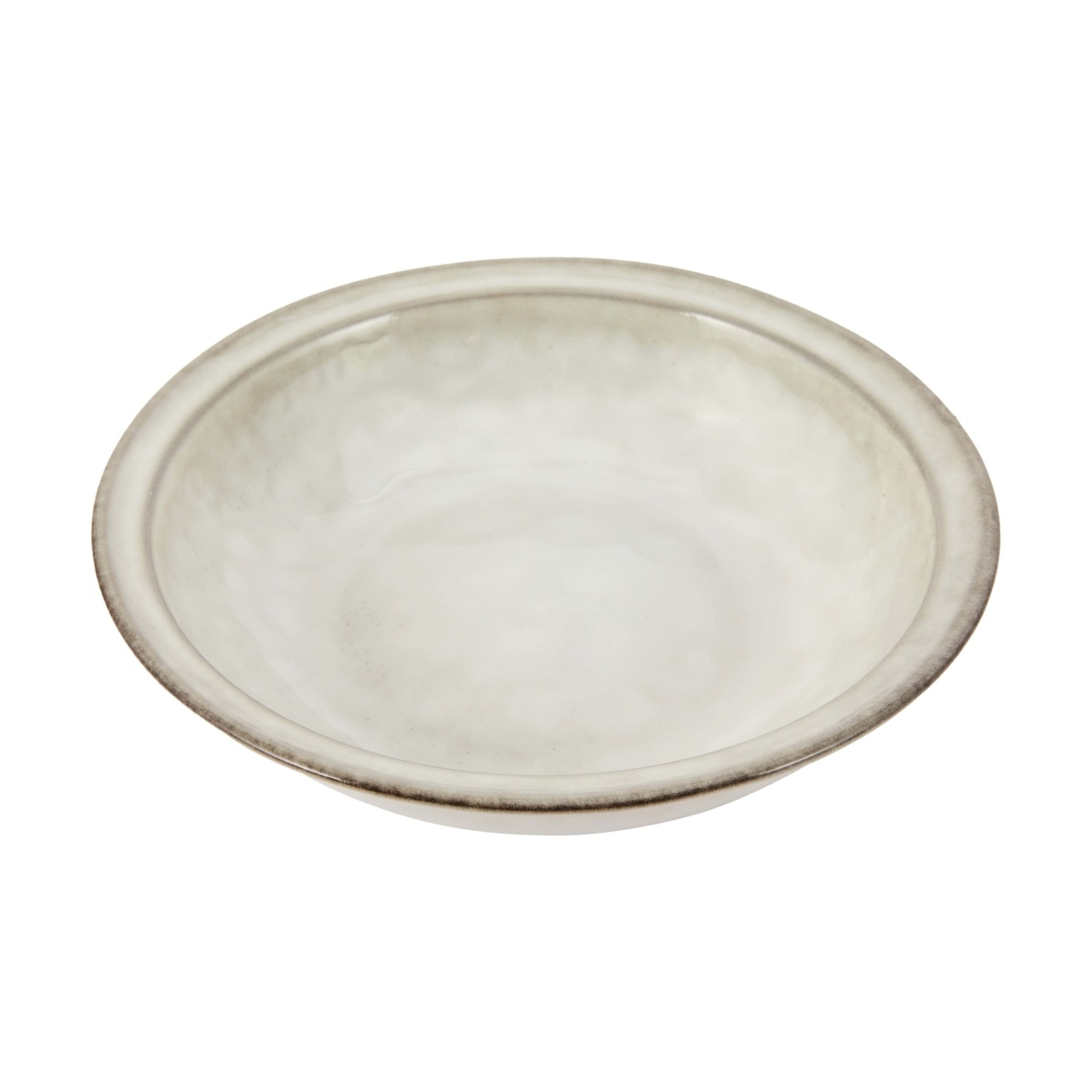 1 Grey Rim Large Bowl