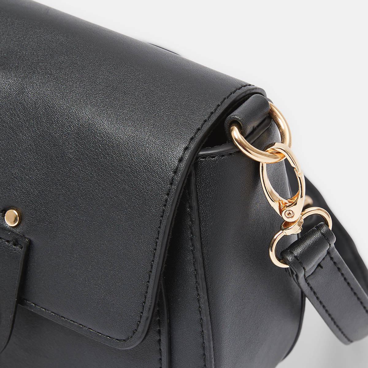 Structured Saddle Style Crossbody Bag Kmart