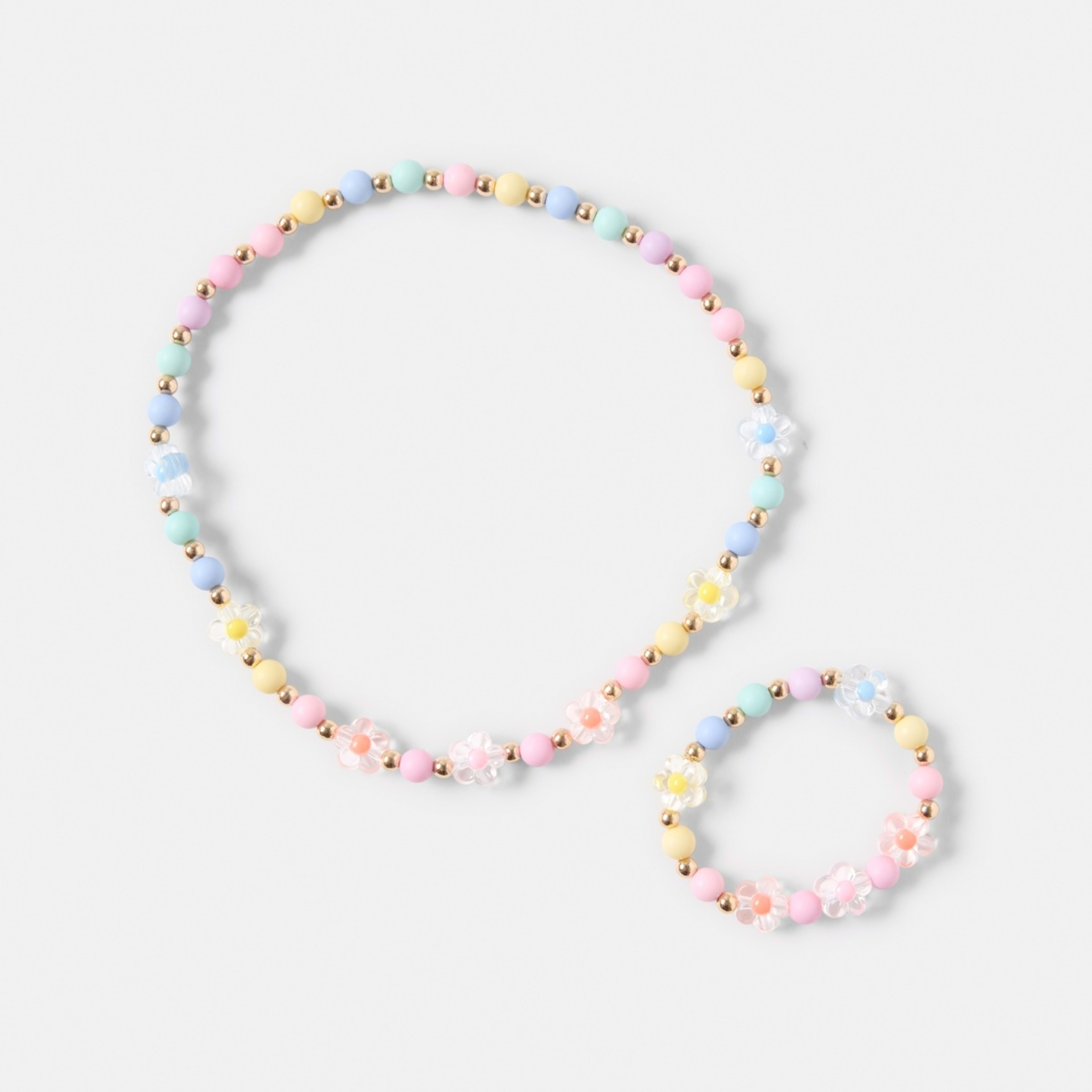 1 Pastel Necklace and Bracelet