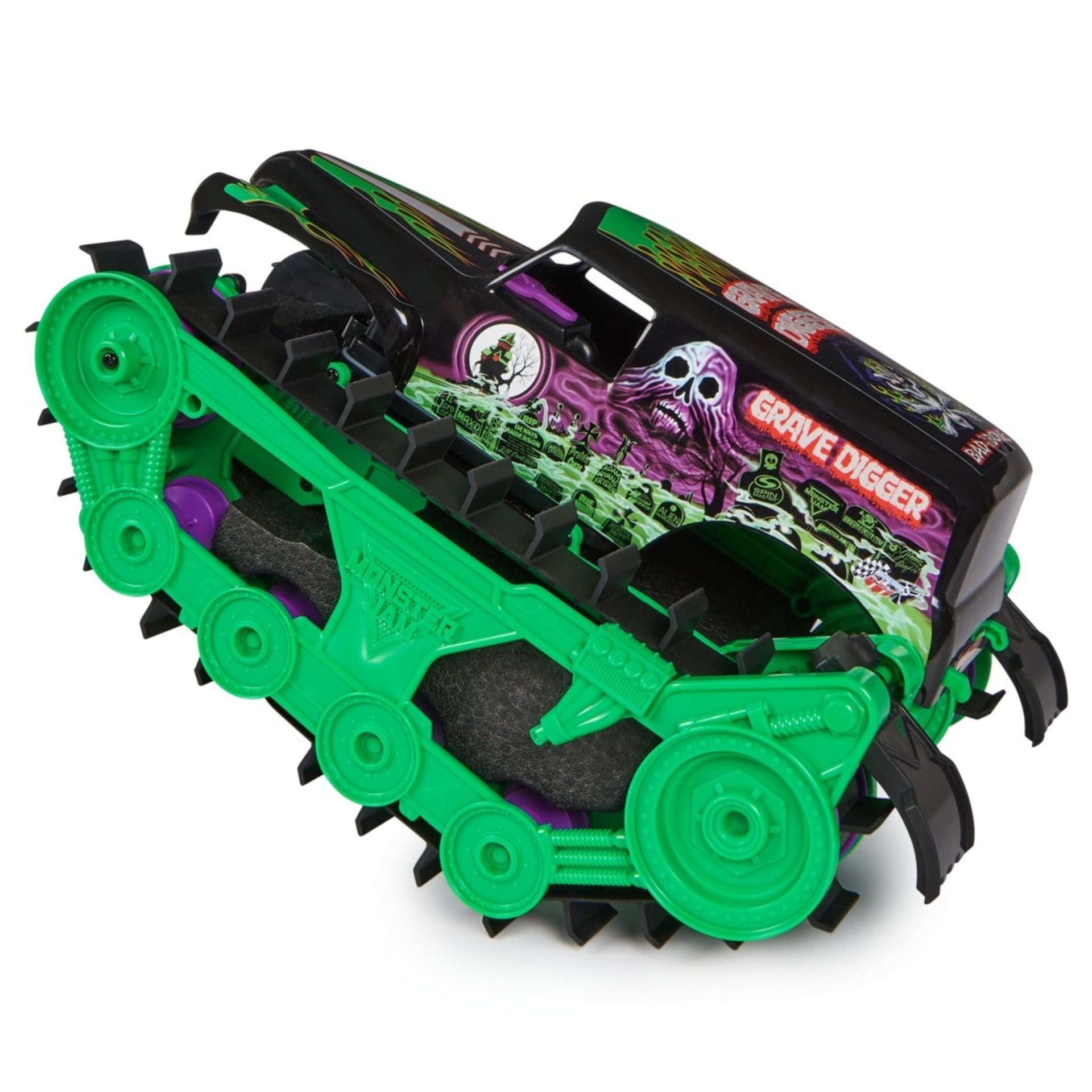 Monster Jam Grave Digger Trax Remote Control Vehicle Kmart