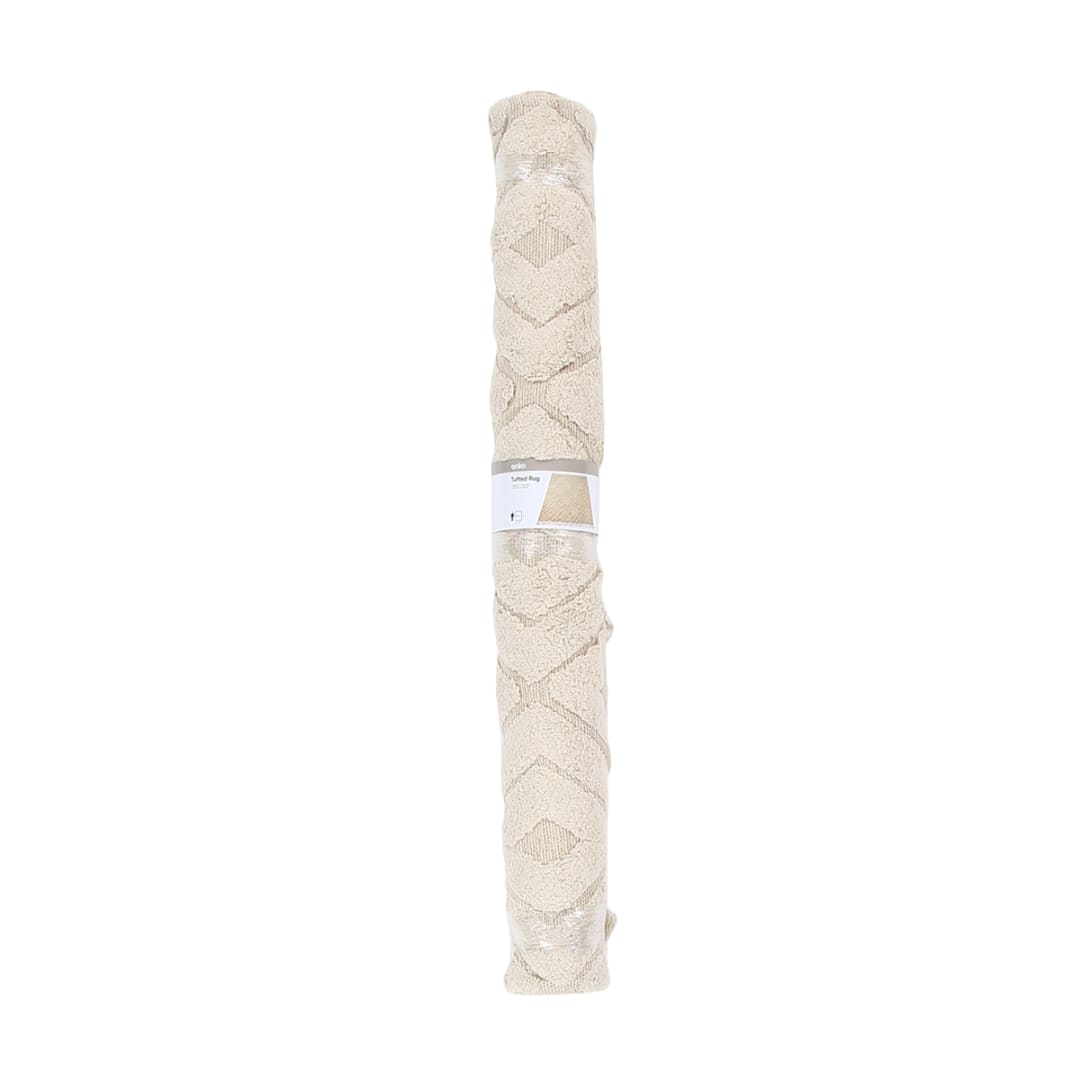 Tufted Rug Natural, Medium 180cm x 133cm Kmart