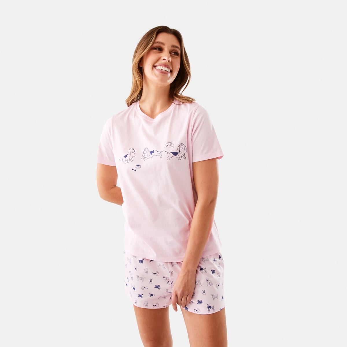 T shirt and Shorts Pyjama Set