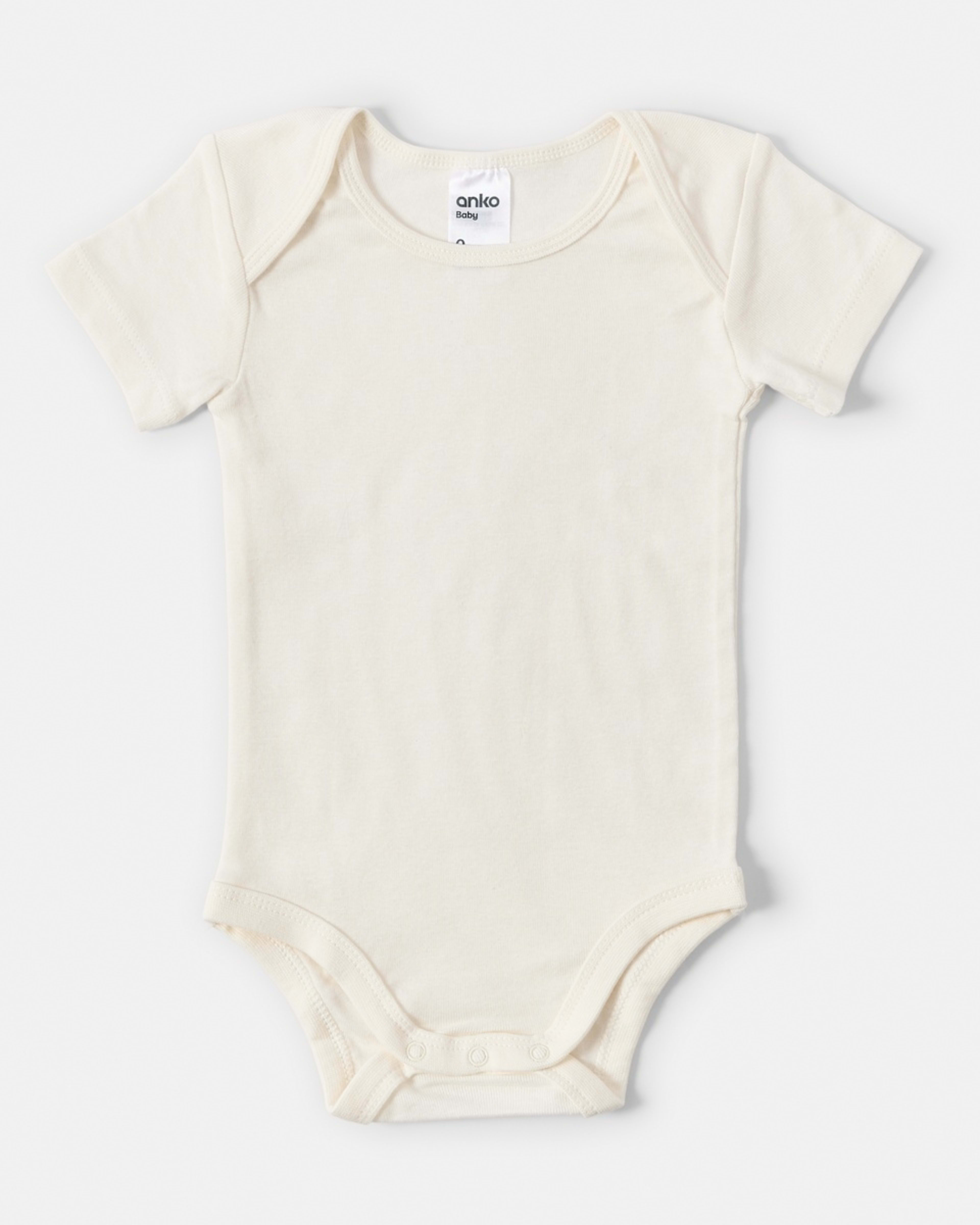 4 5 Pack Short Sleeve Bodysuits NEUTRAL 5PK, 4 of 8