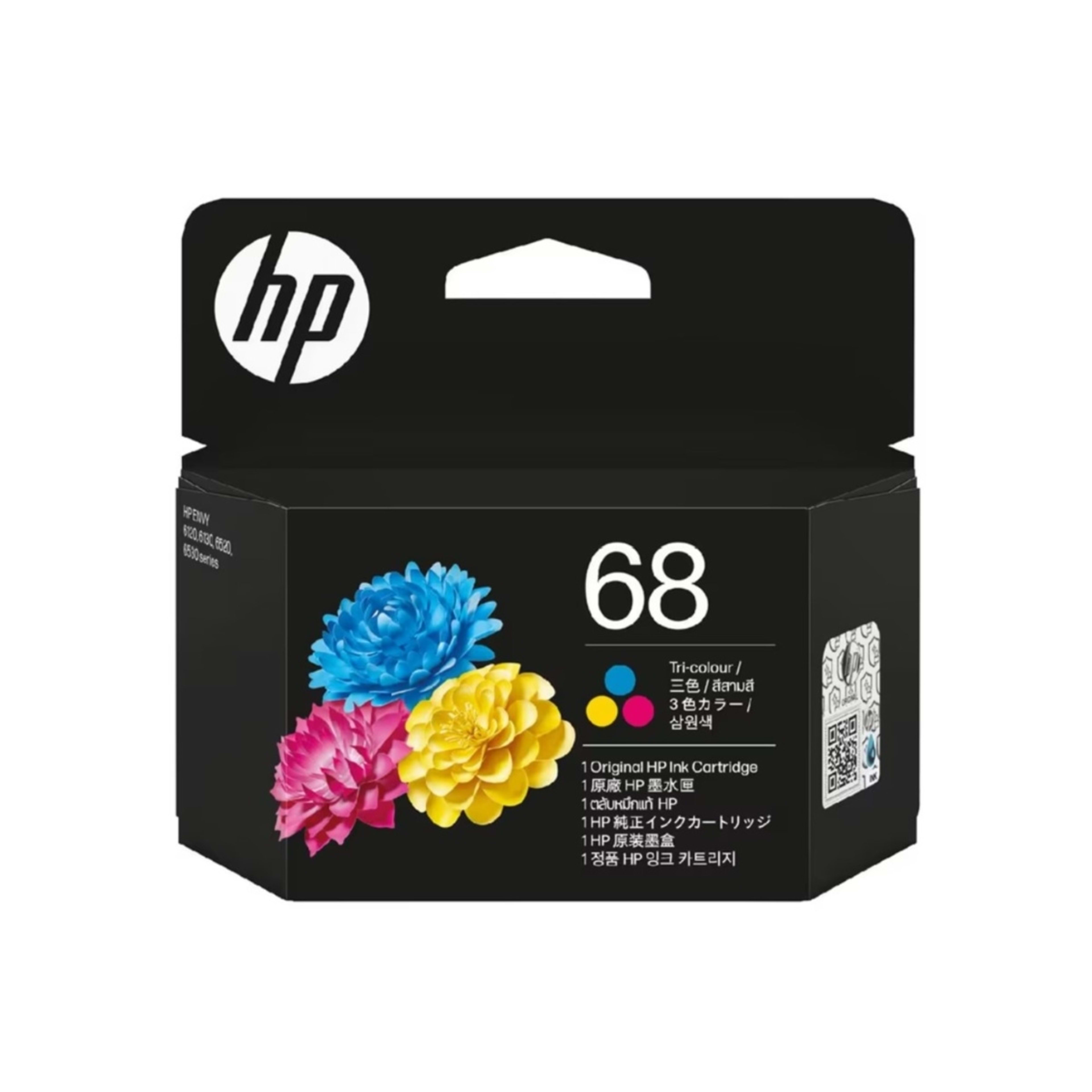 1 HP 68 Tri-Colour Original Ink Cartridge