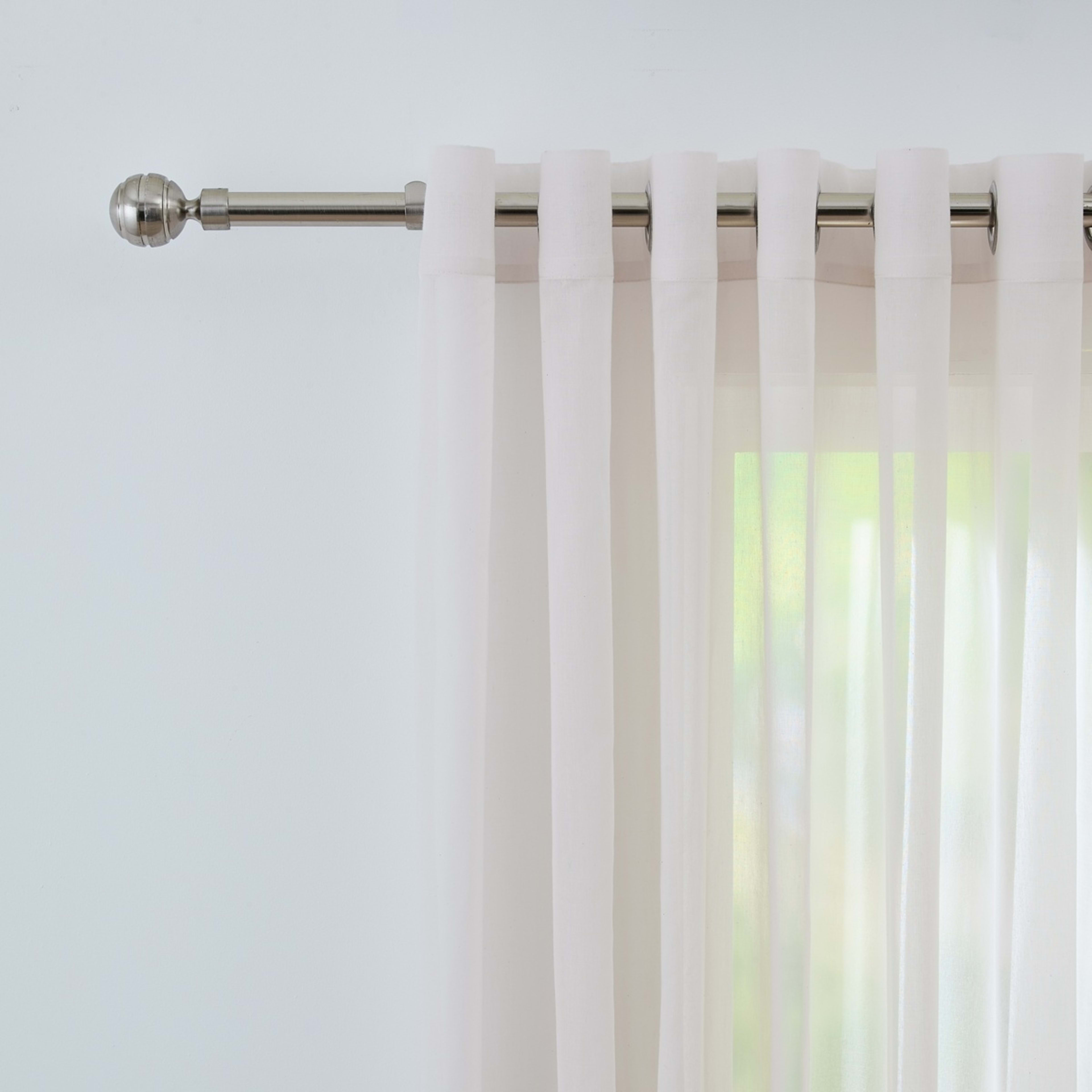 2 Sicily Wide Curtain - Natural, 2 of 5