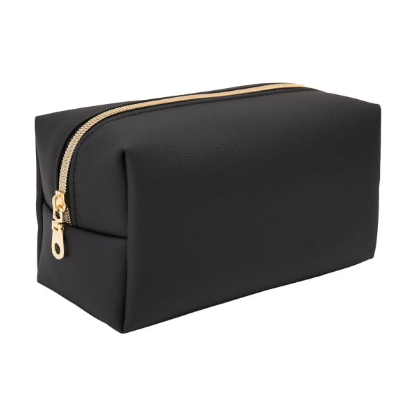 Box Cosmetic Bag - Black - Kmart