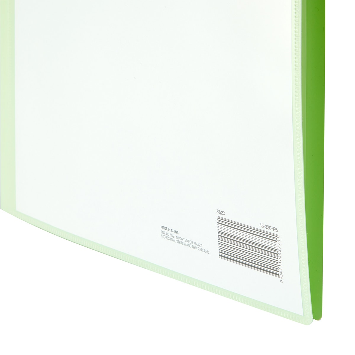 A4 Display Book Mint Kmart NZ