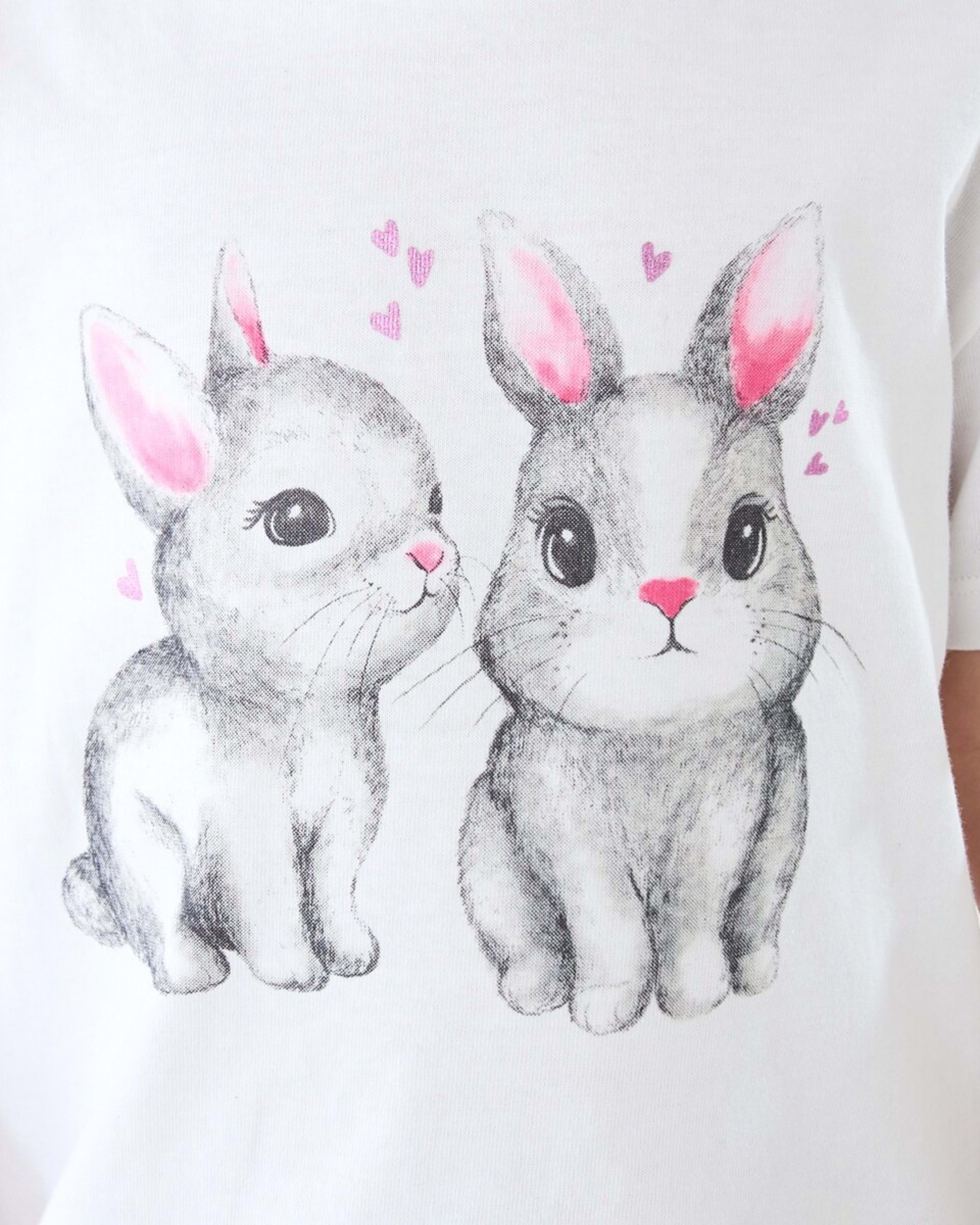 4 Print T-shirt Bunnies, 4 of 8