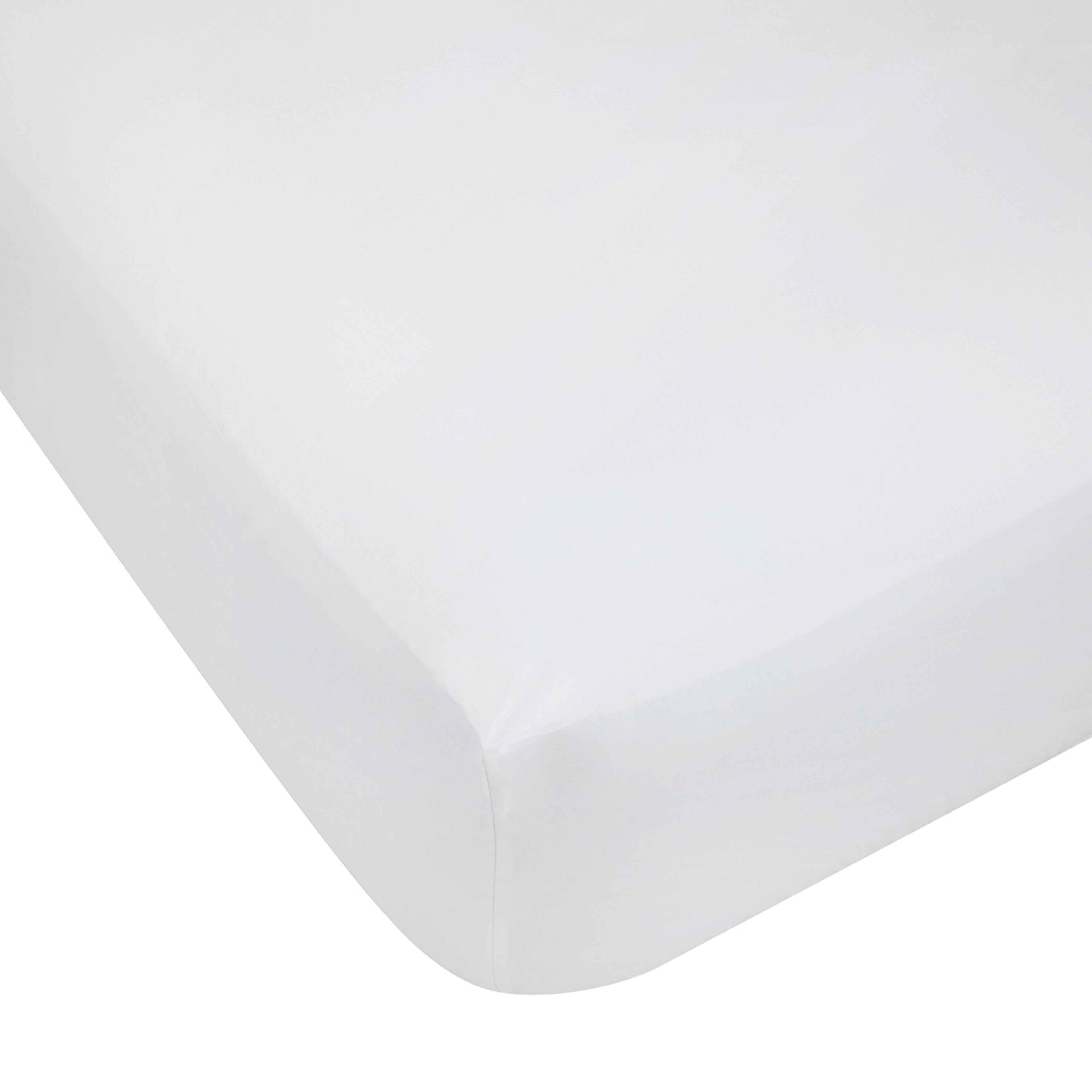 500 Thread Count Australian Grown Cotton Fitted Sheet Double Bed