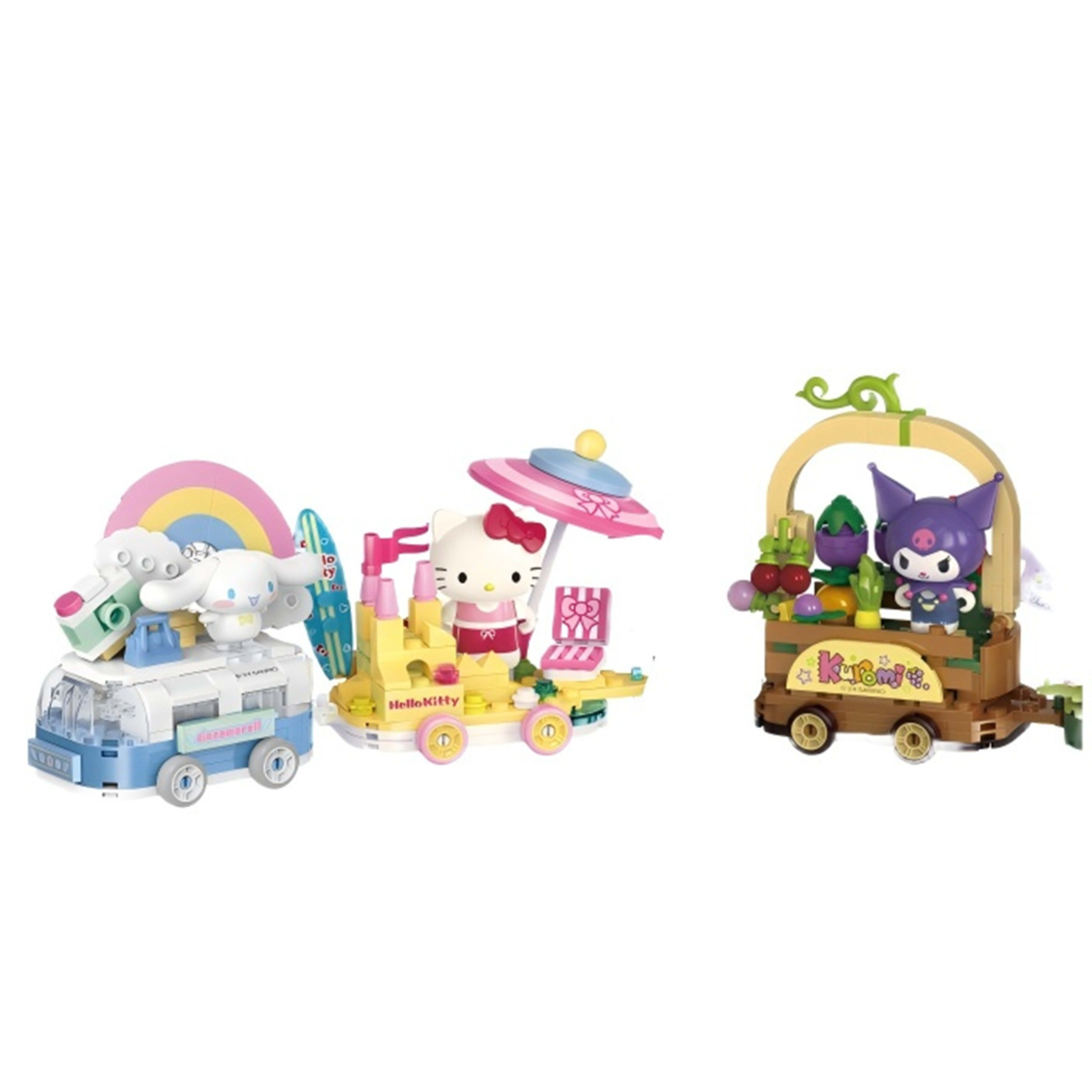 6 Keepplay Hello Kitty Sanrio Characters & Vehicle Playset - Assorted, 6 of 7