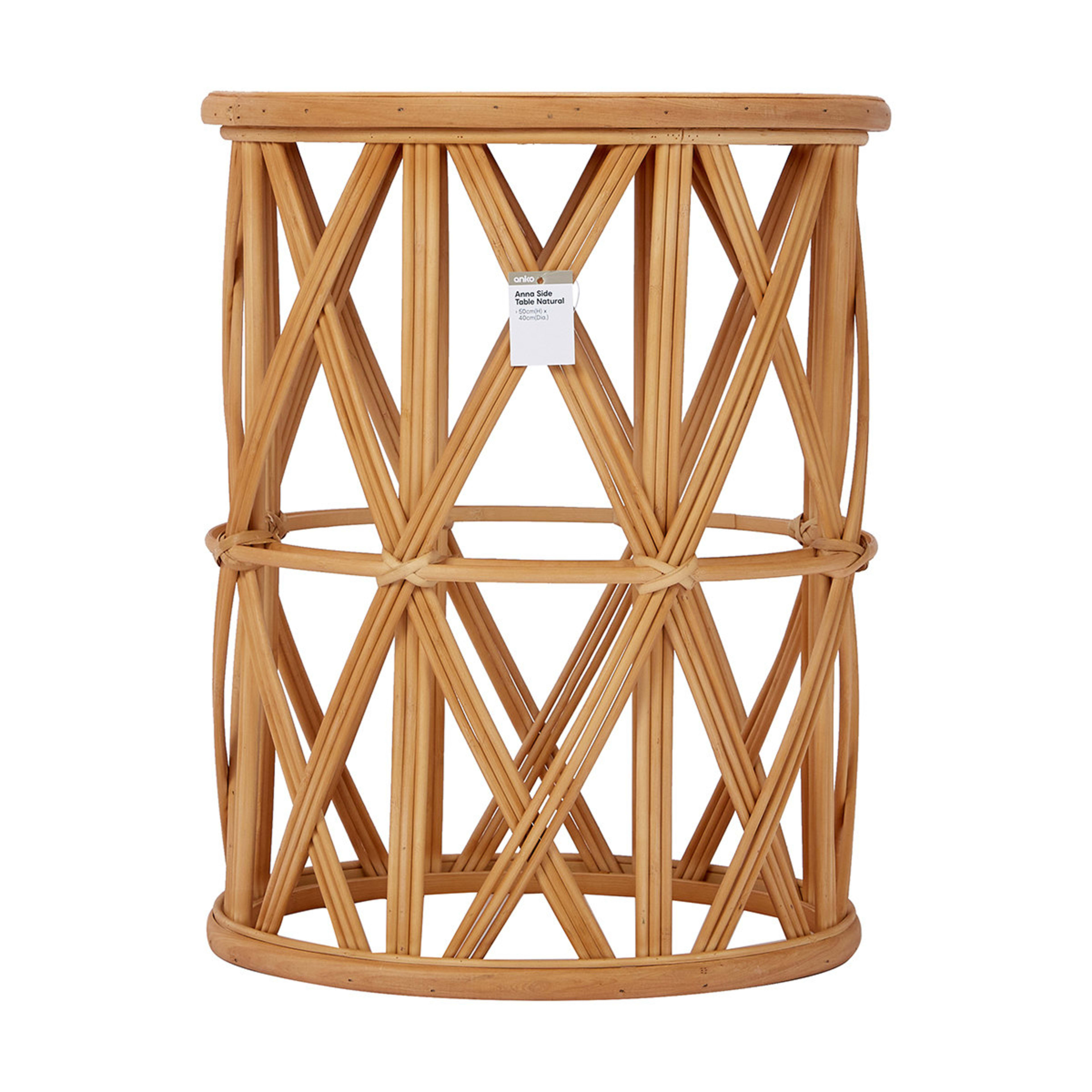 Anna Side Table Natural Kmart