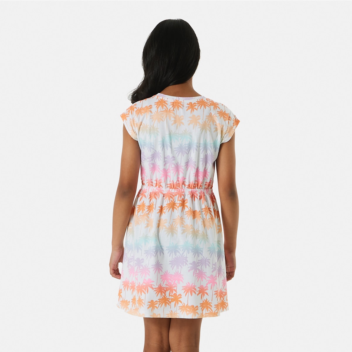 Gathered Waist Knit Dress Kmart