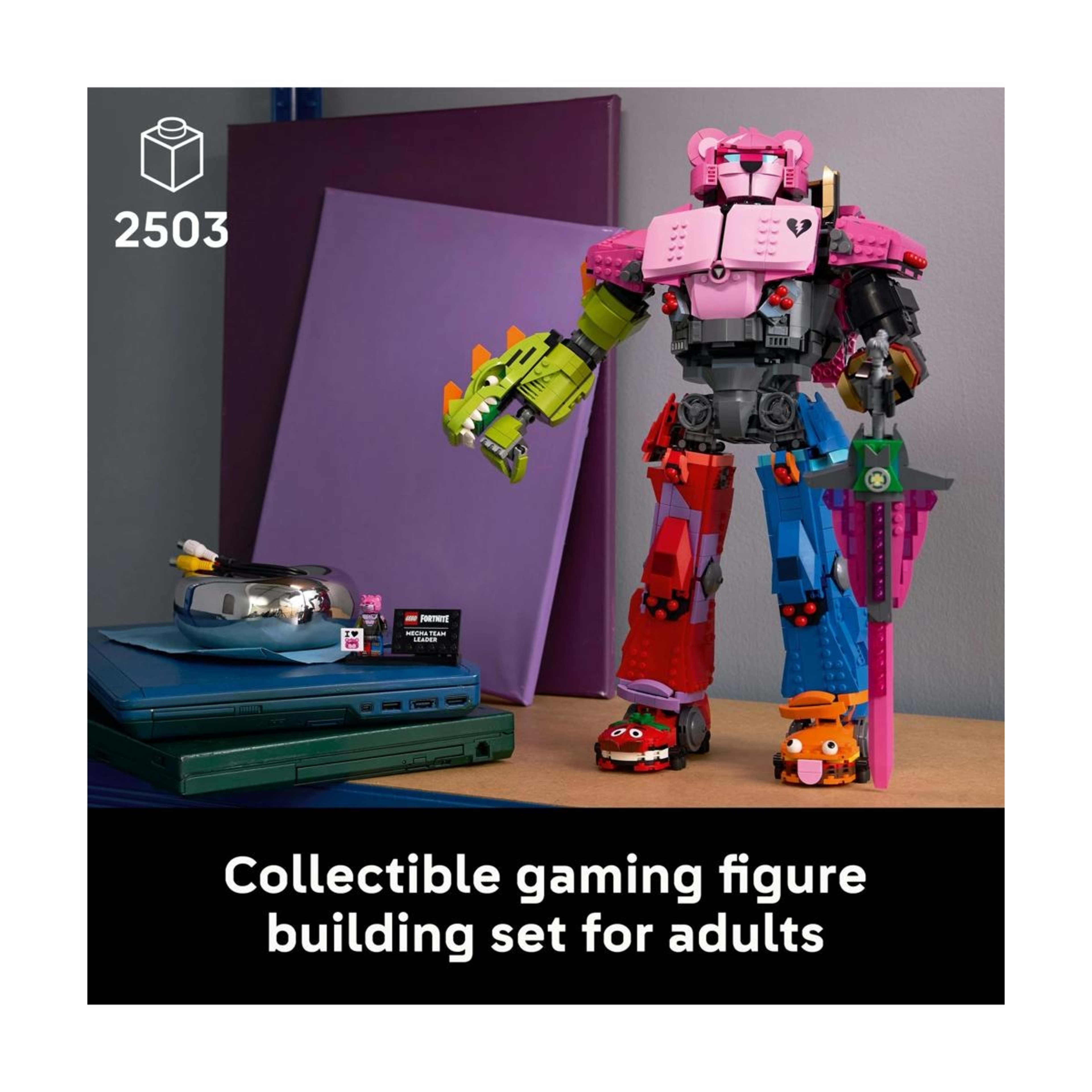 3 LEGO Fortnite Mecha Team Leader 77078, 3 of 10