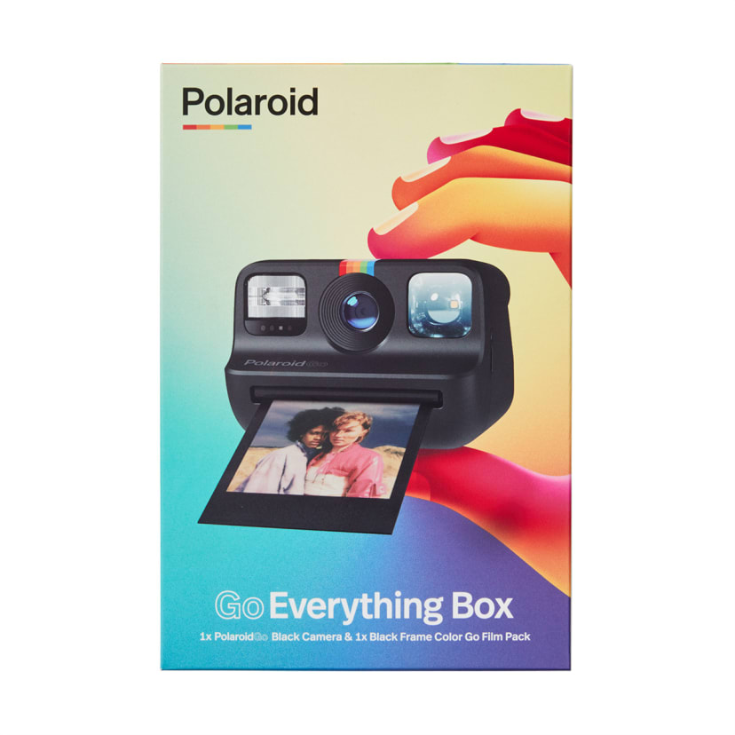 Polaroid Go Instant Mini Camera Black Bundle with Twin Pack Go Film