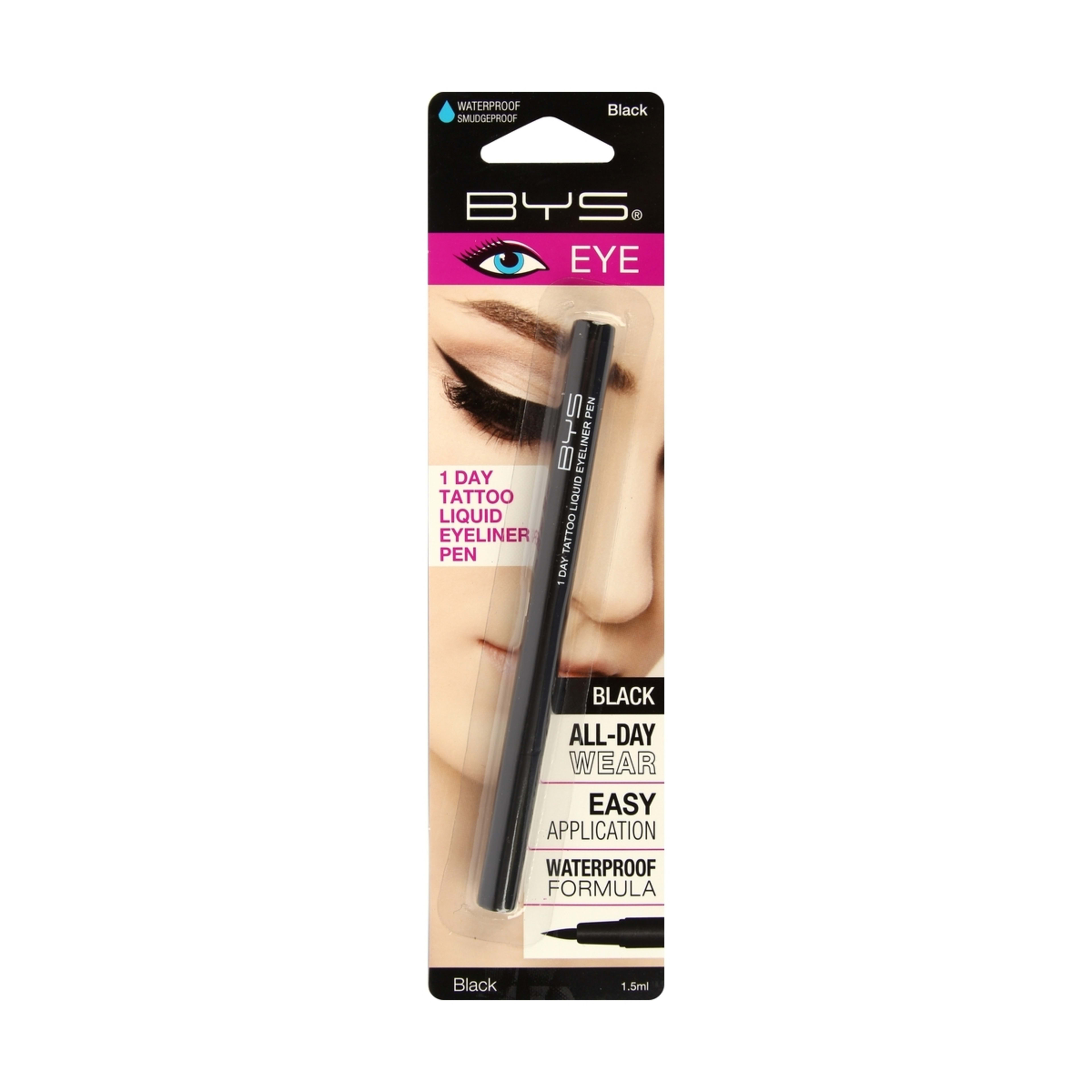 1 BYS 1 Day Tattoo Liquid Eyeliner Pen - Black