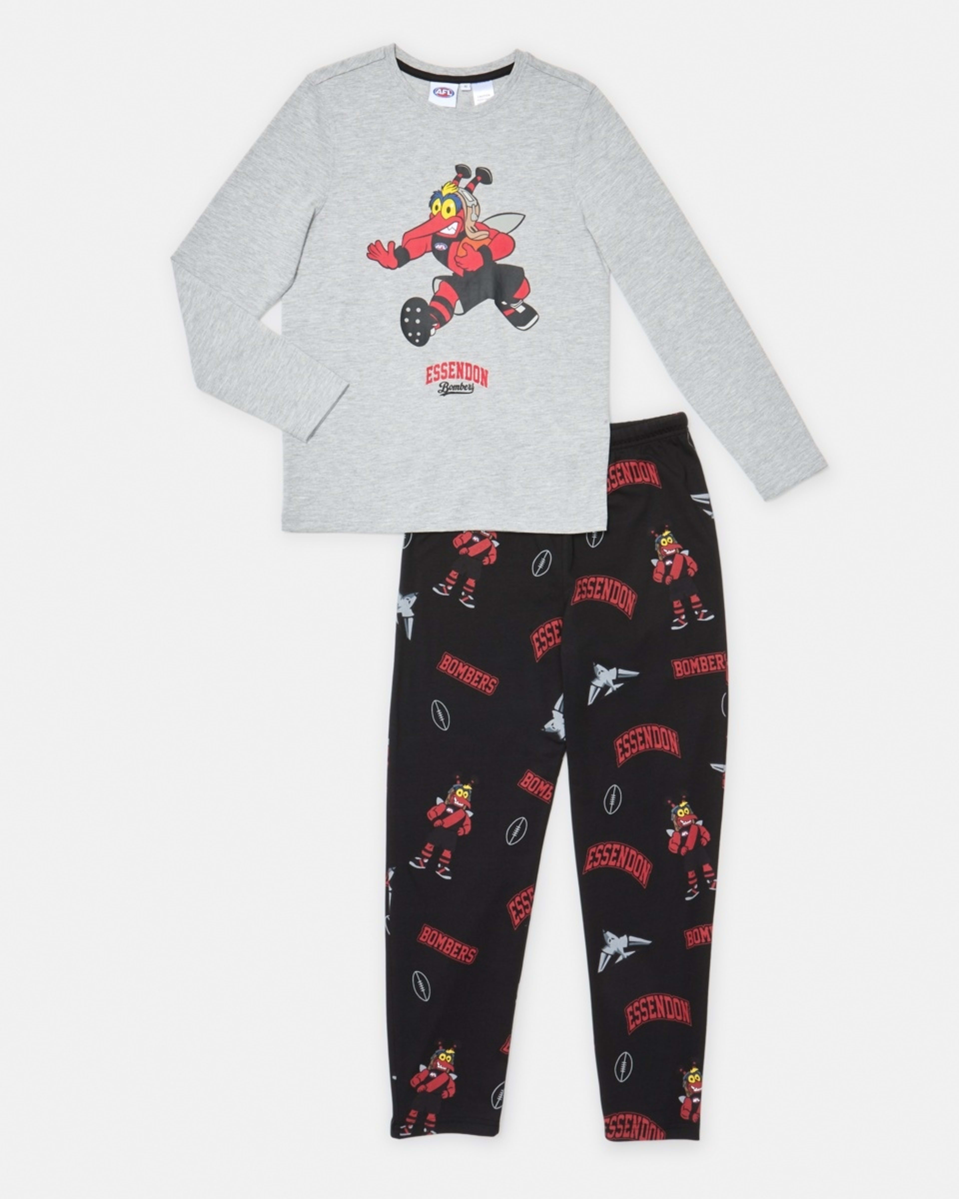 6 Official AFL Kids Pyjama Set Essendon, 6 of 9