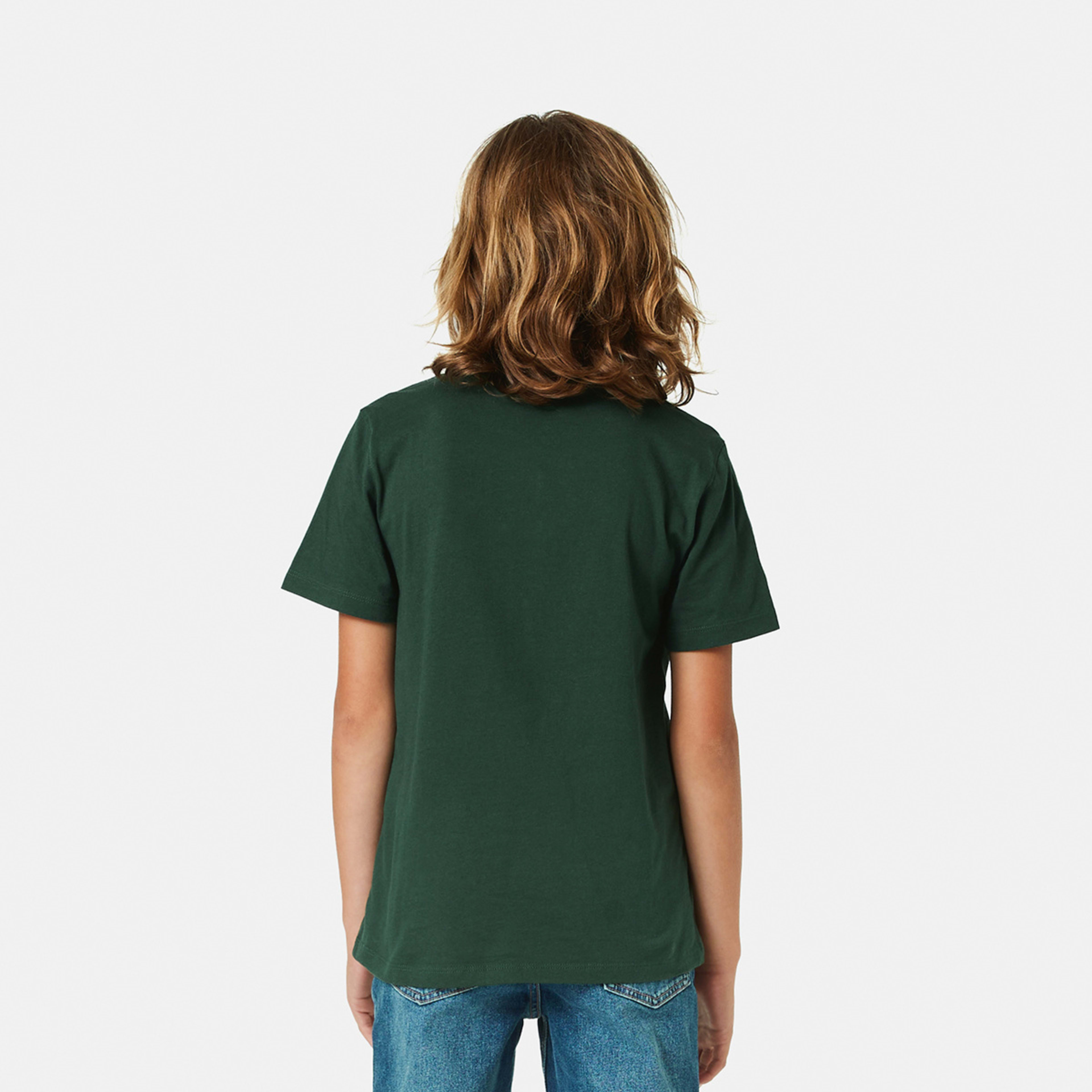 2 Short Sleeve Plain T-shirt Sycamore, 2 of 8