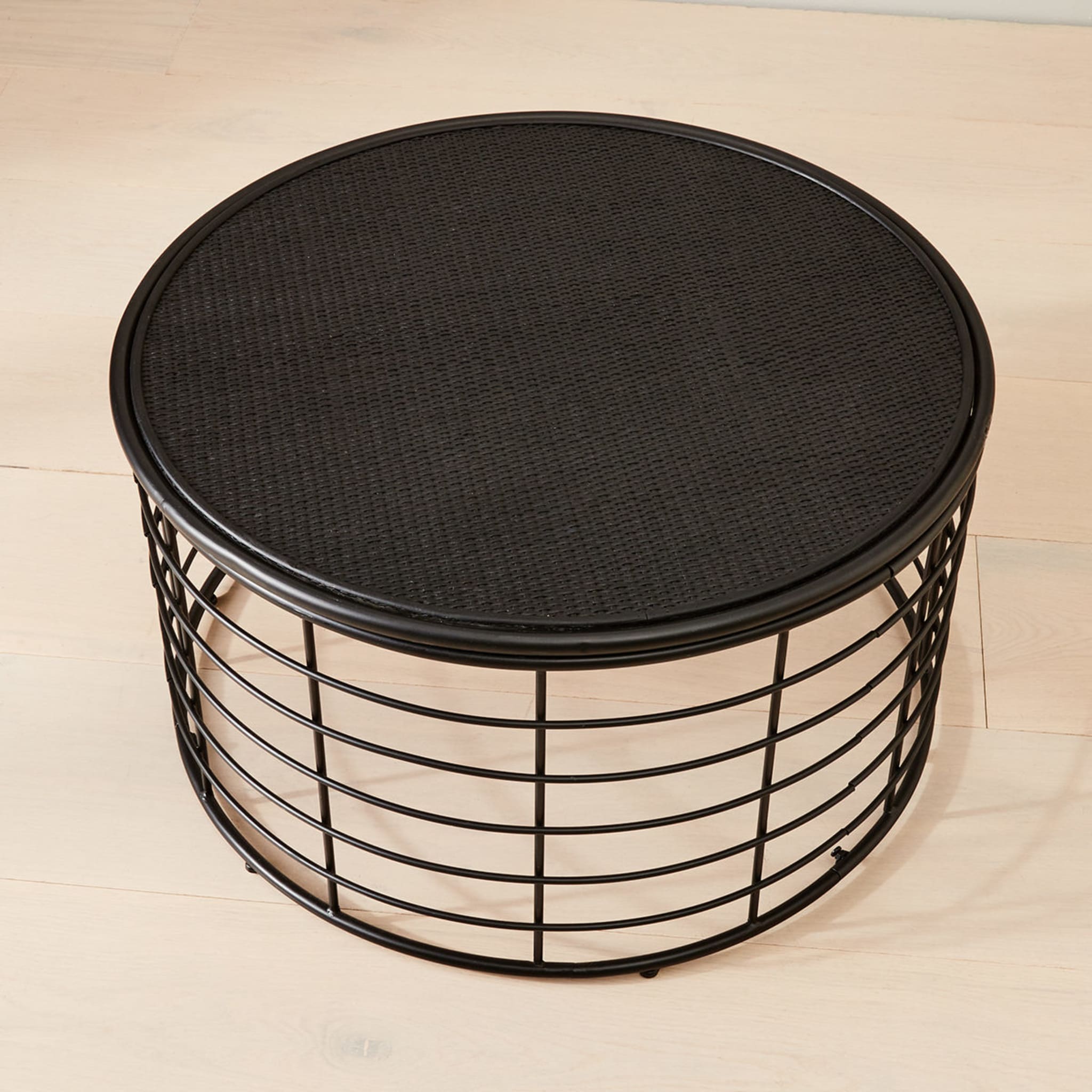 Woven Black Coffee Table Kmart