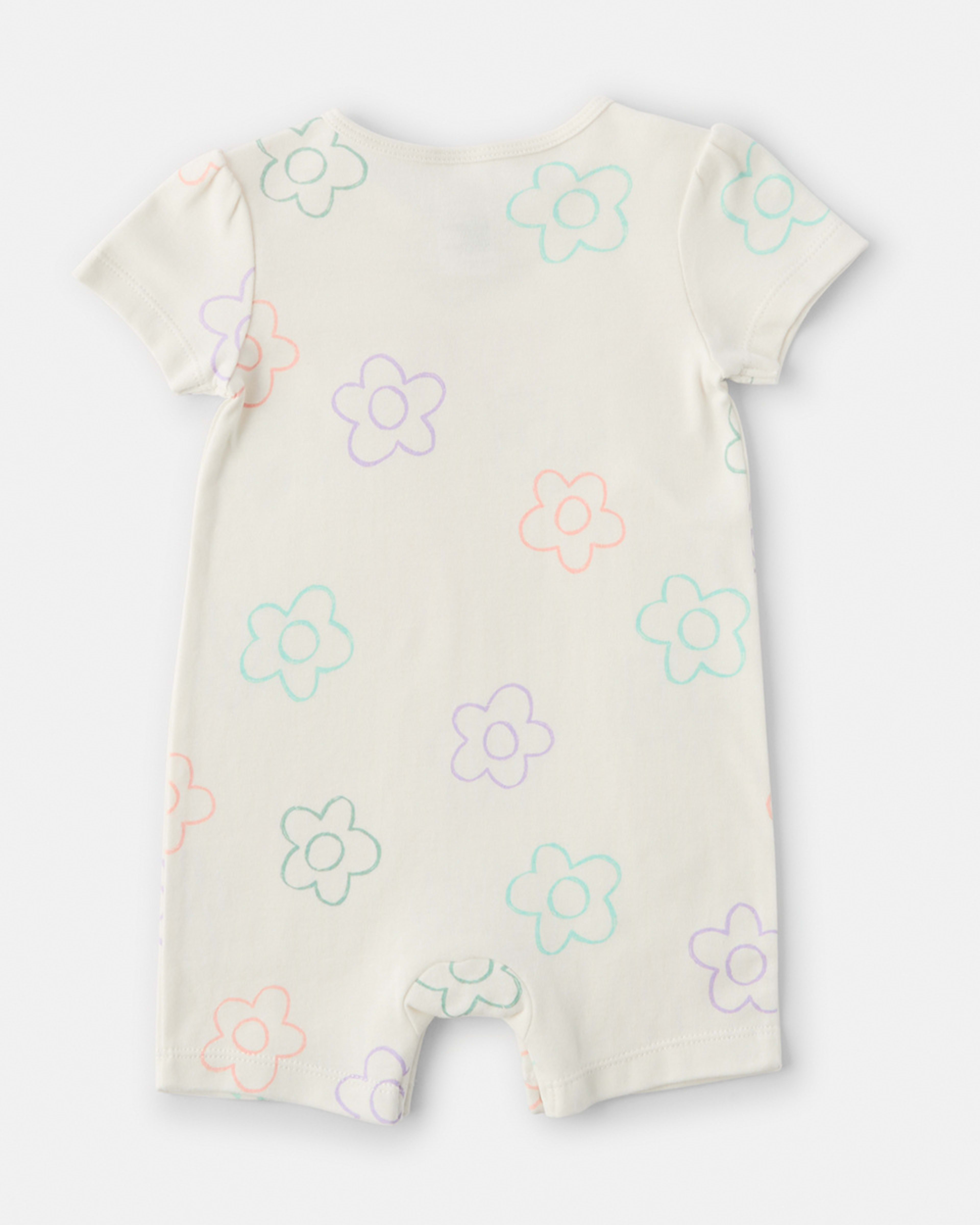 2 Short Sleeve Print Romper Cute, 2 of 3