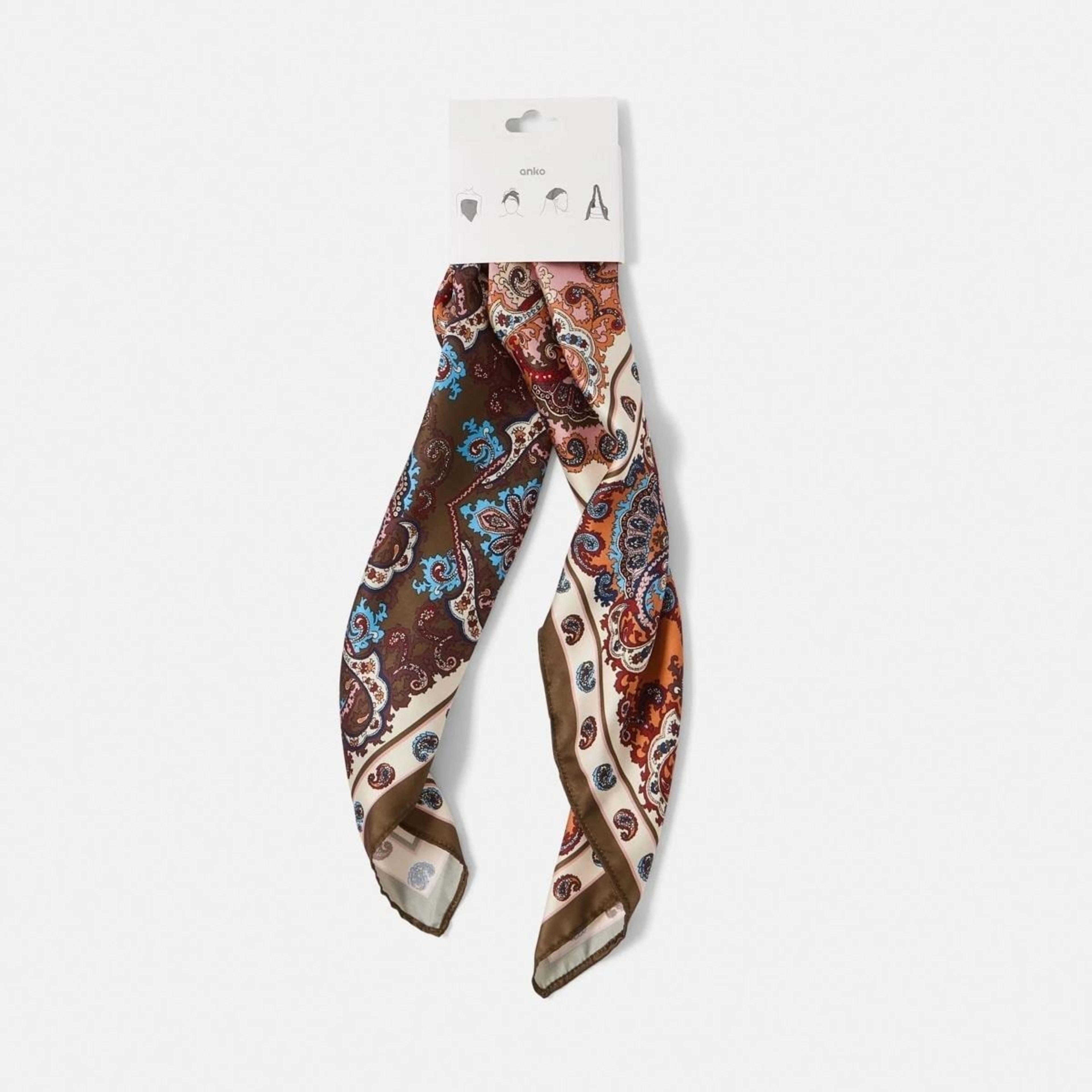 5 Paisley Tile Hair Scarf, 5 of 7