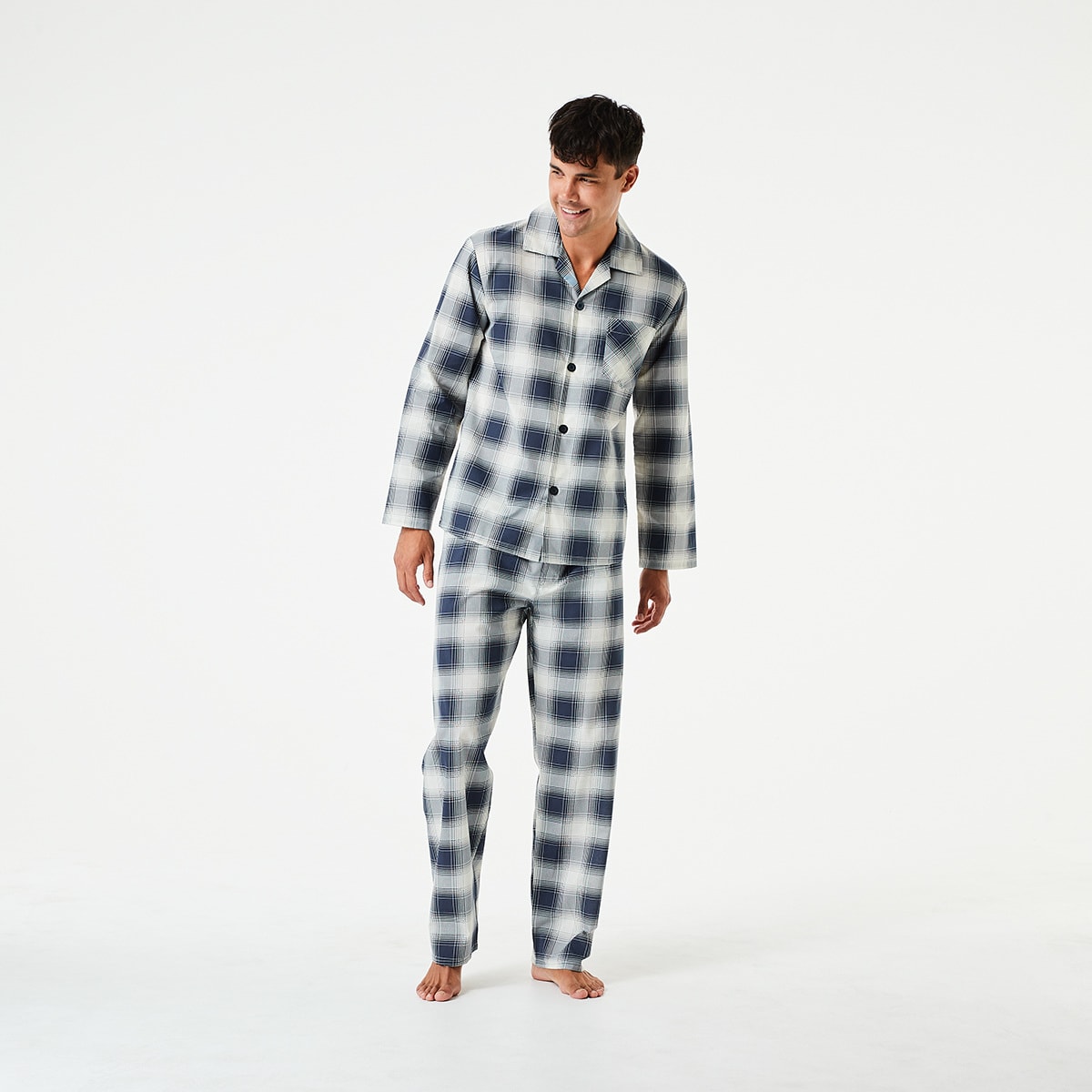 Long Leg Woven Pyjama Set - Kmart
