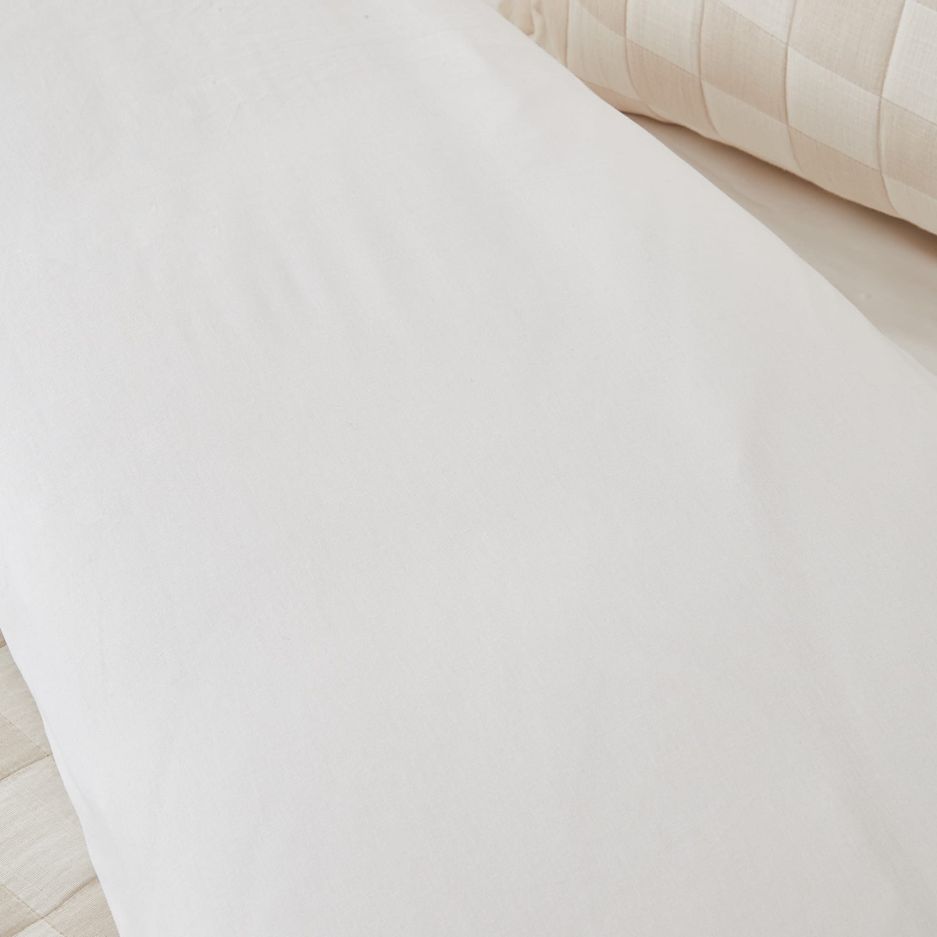 Lennox Cotton Quilt Cover Set King Bed, Off White Kmart NZ